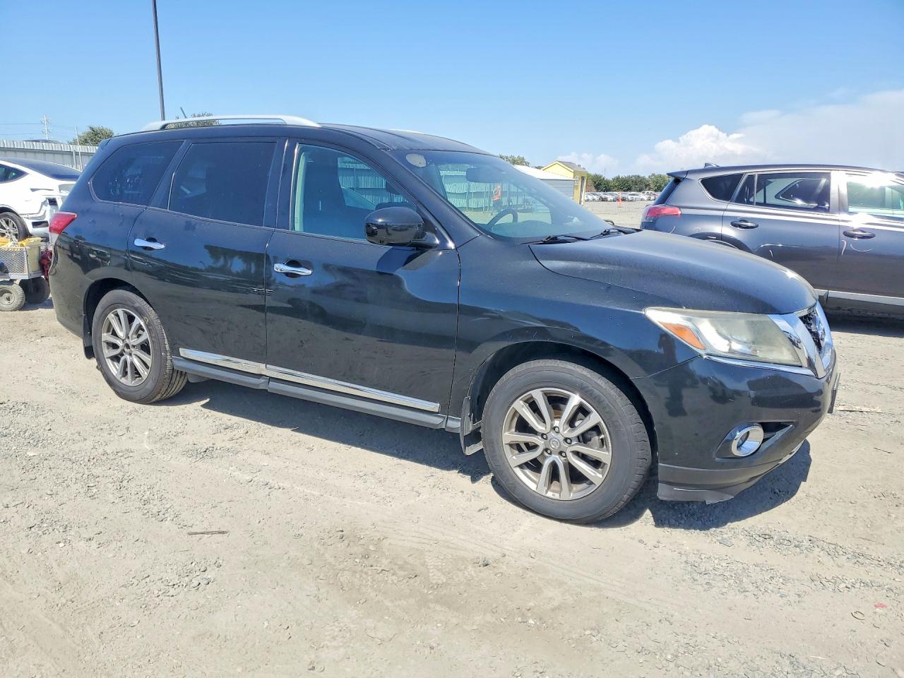 2015 Nissan Pathfinder Sl Black vin: 5N1AR2MN1FC672955