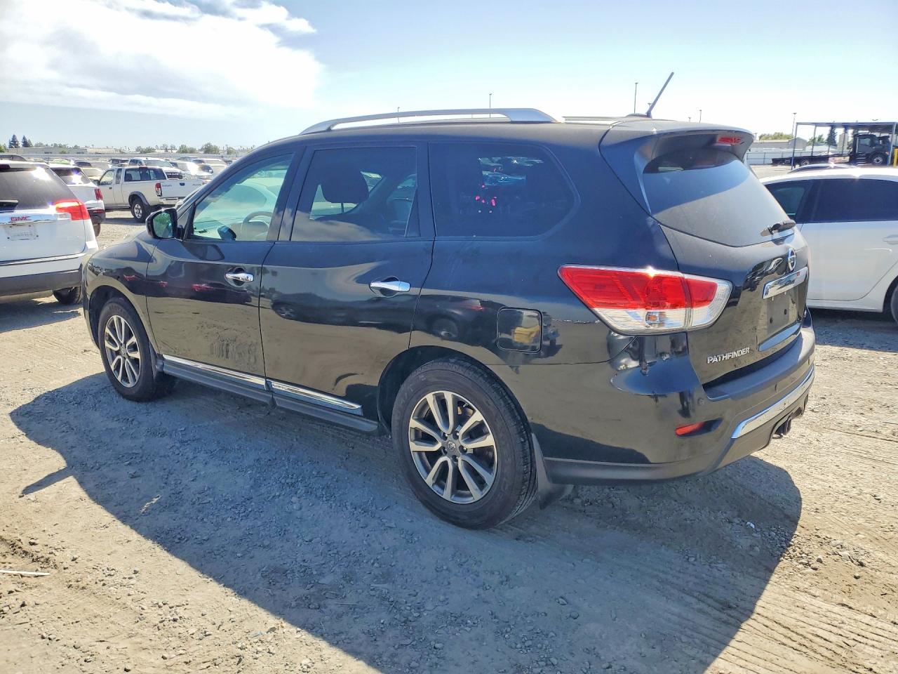 2015 Nissan Pathfinder Sl Black vin: 5N1AR2MN1FC672955