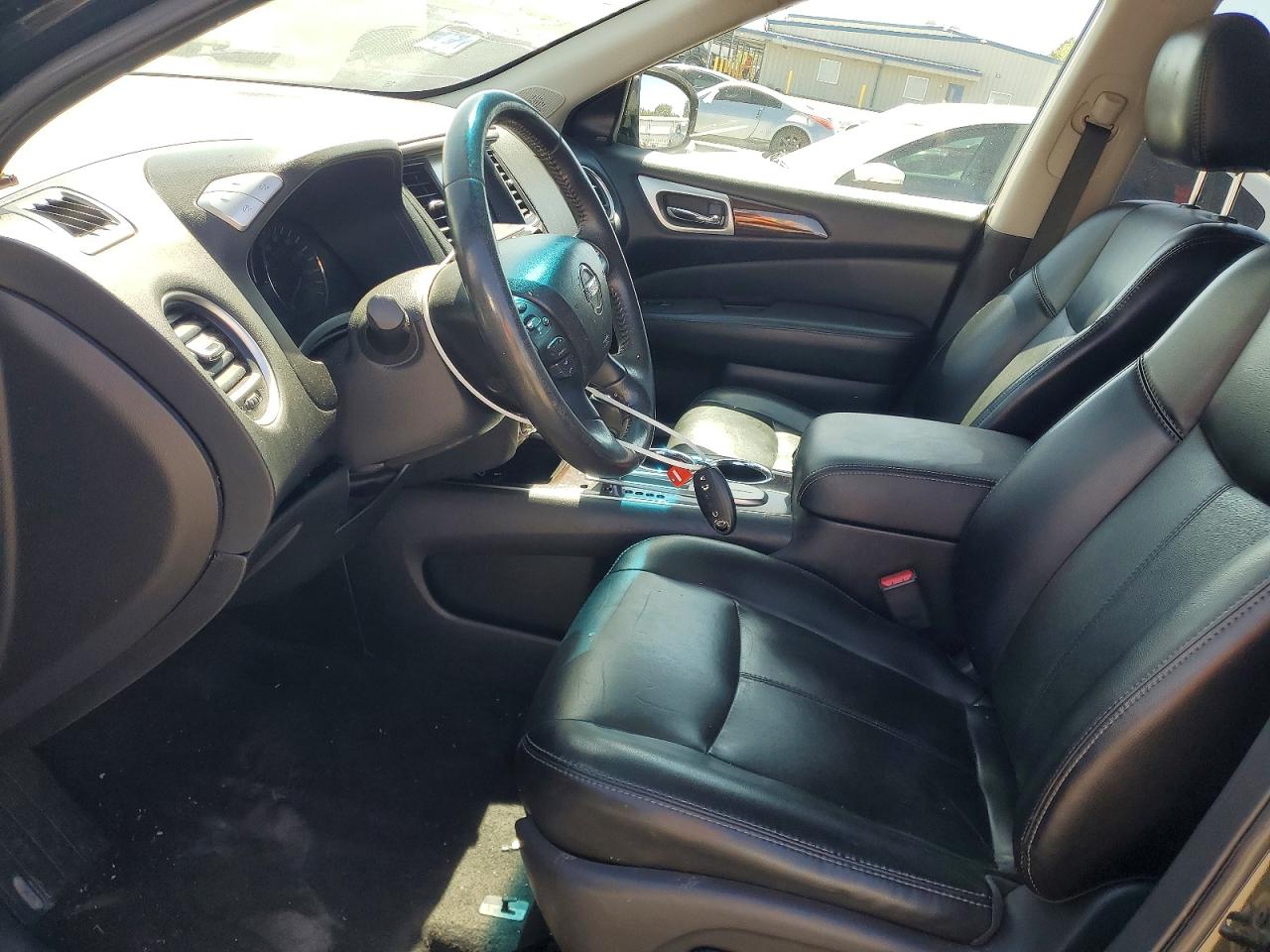 2015 Nissan Pathfinder Sl Black vin: 5N1AR2MN1FC672955