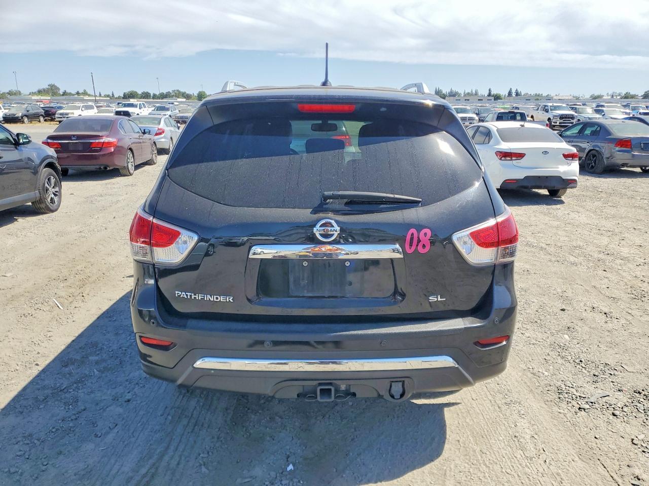 2015 Nissan Pathfinder Sl Black vin: 5N1AR2MN1FC672955