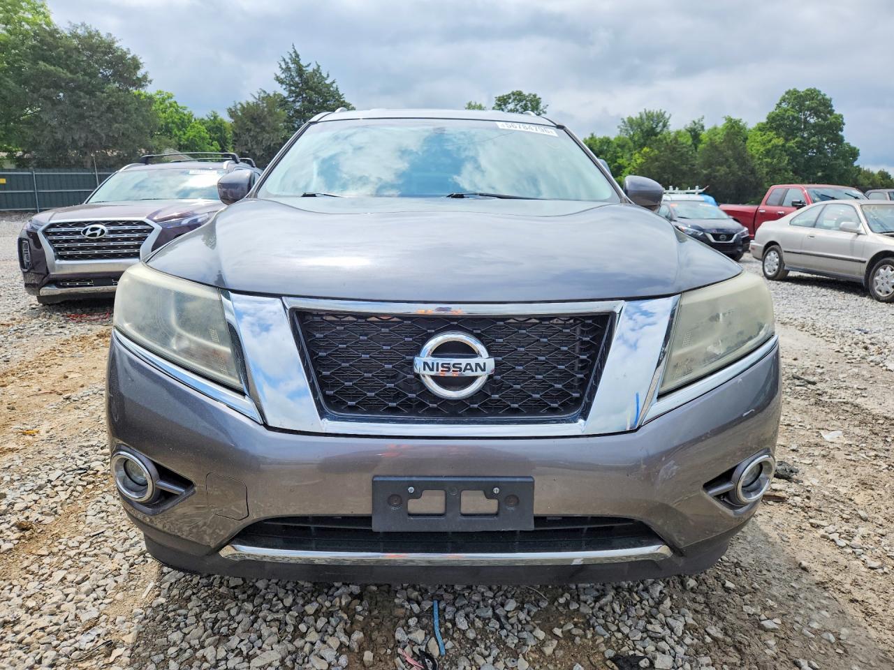 2015 Nissan Pathfinder Sv Gray vin: 5N1AR2MN1FC677010
