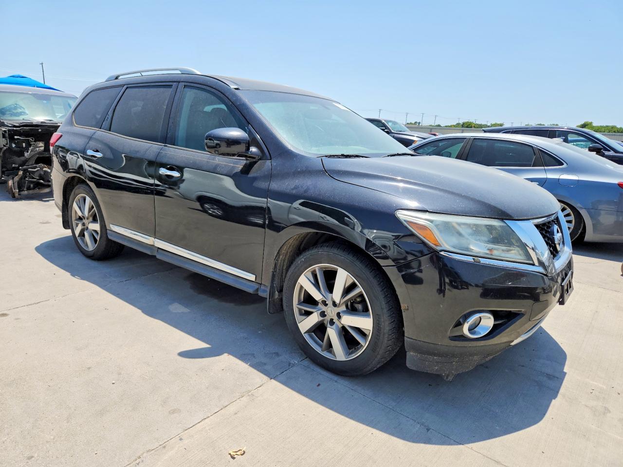 2015 Nissan Pathfinder S Black vin: 5N1AR2MN1FC681378