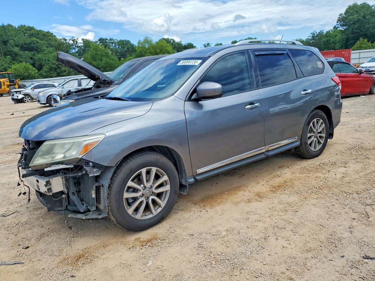 2015 Nissan Pathfinder Sl Gray vin: 5N1AR2MN1FC683454