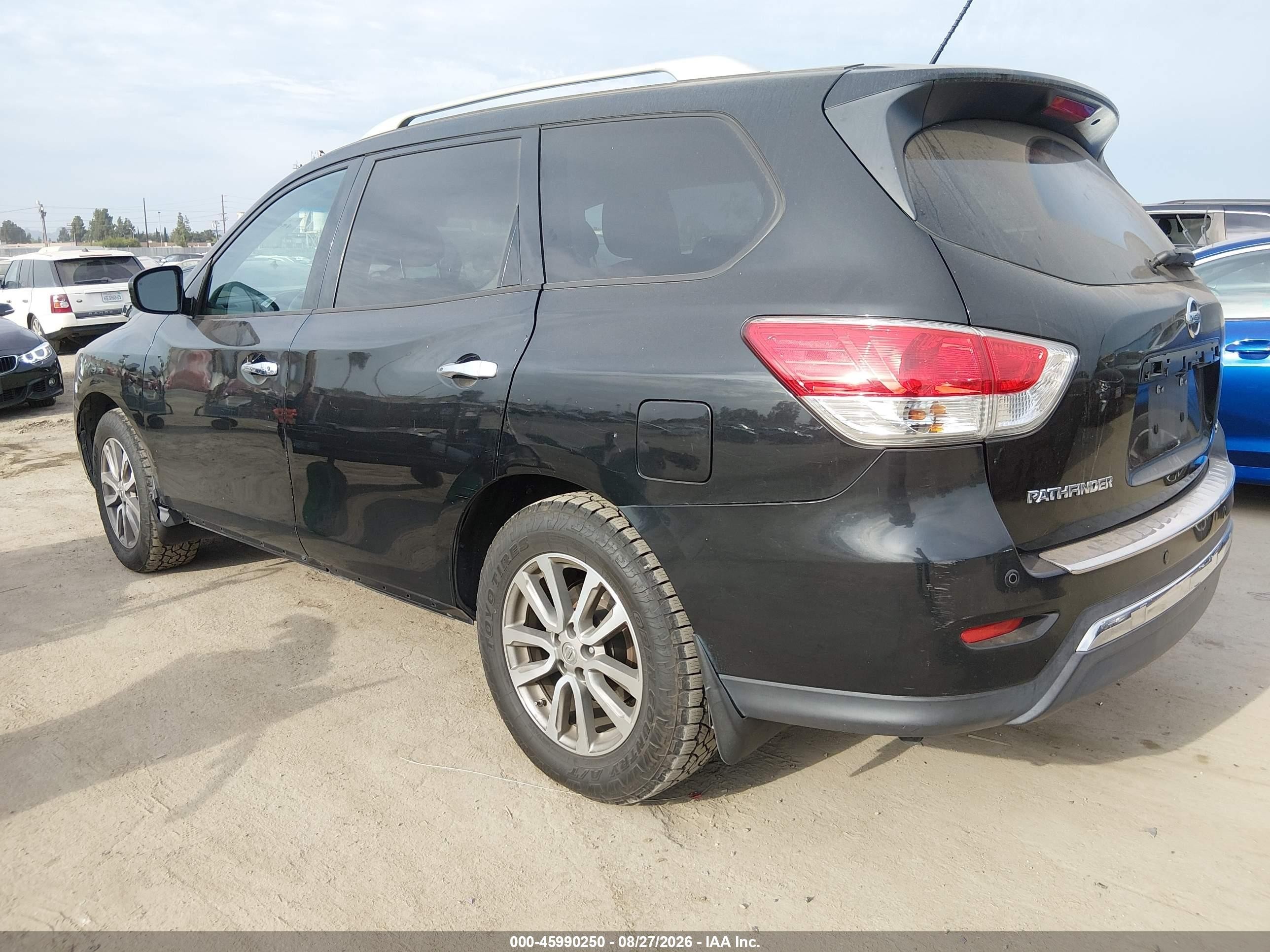2015 Nissan Pathfinder Sv Black vin: 5N1AR2MN1FC724018