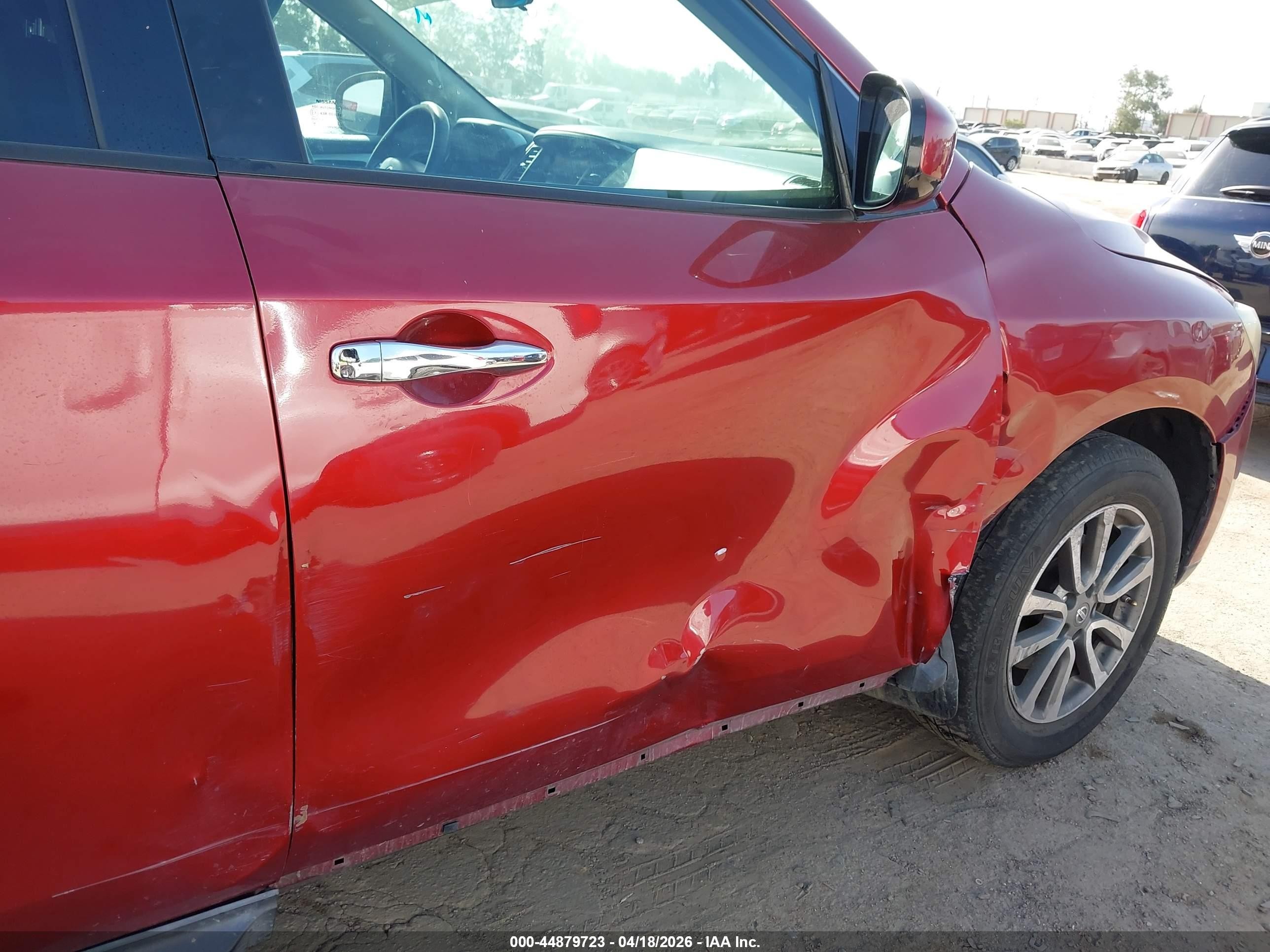 2013 Nissan Pathfinder S Красный vin: 5N1AR2MN2DC601549