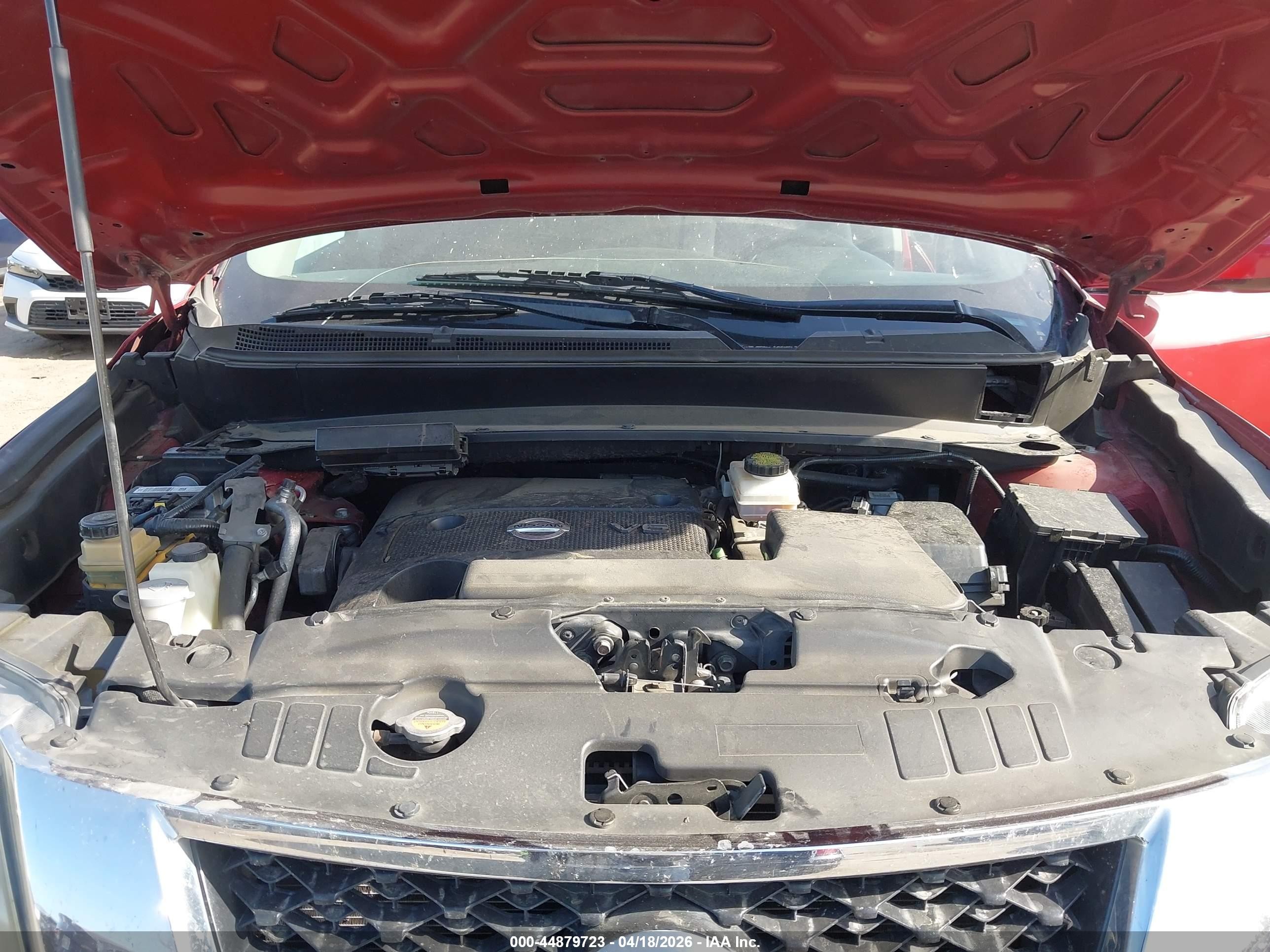 2013 Nissan Pathfinder S Красный vin: 5N1AR2MN2DC601549