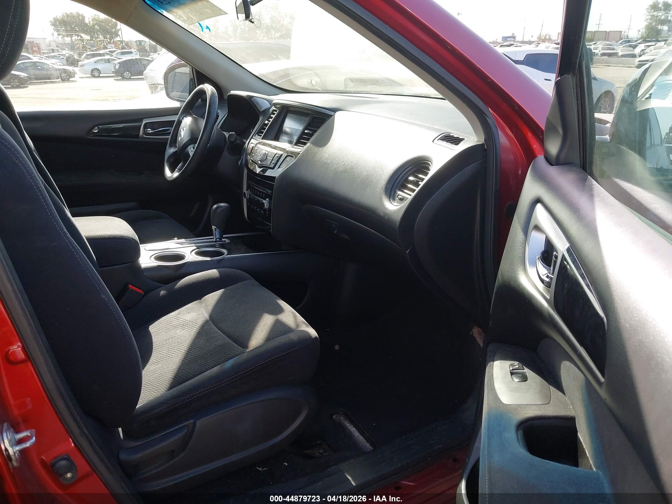 2013 Nissan Pathfinder S Красный vin: 5N1AR2MN2DC601549