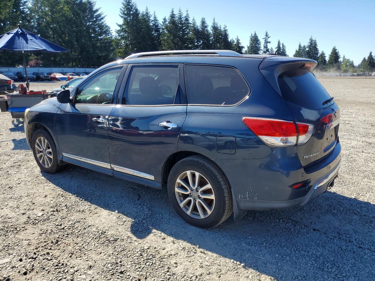 2013 Nissan Pathfinder S Blue vin: 5N1AR2MN2DC602359