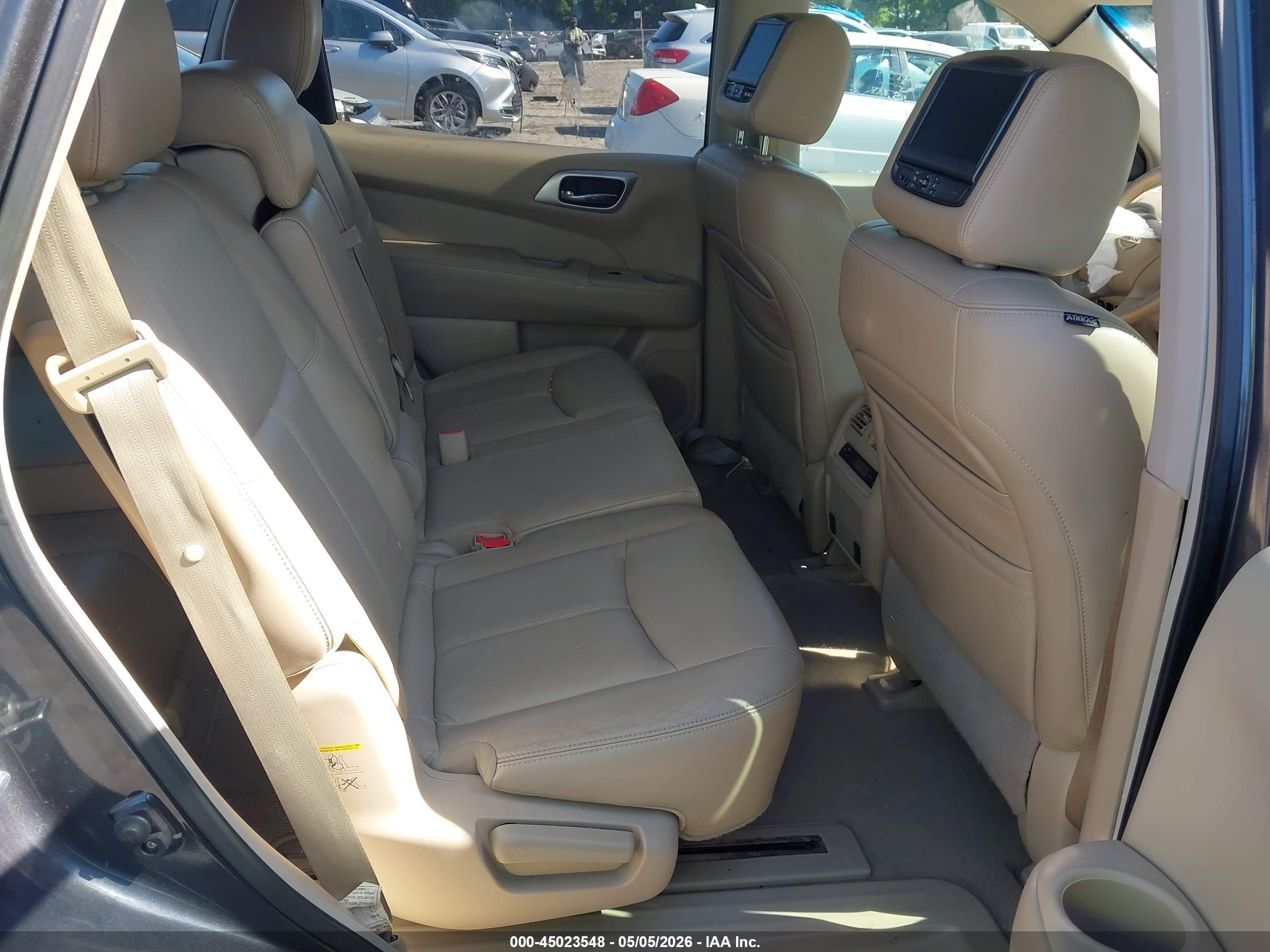 2013 Nissan Pathfinder Sl Gray vin: 5N1AR2MN2DC603186
