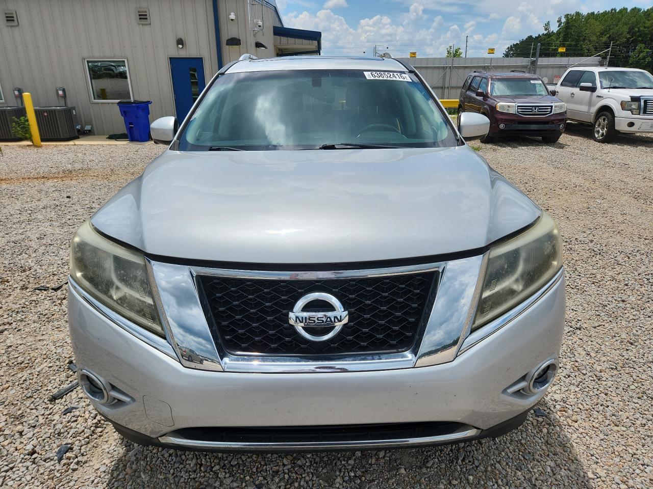 2013 Nissan Pathfinder S Silver vin: 5N1AR2MN2DC611675