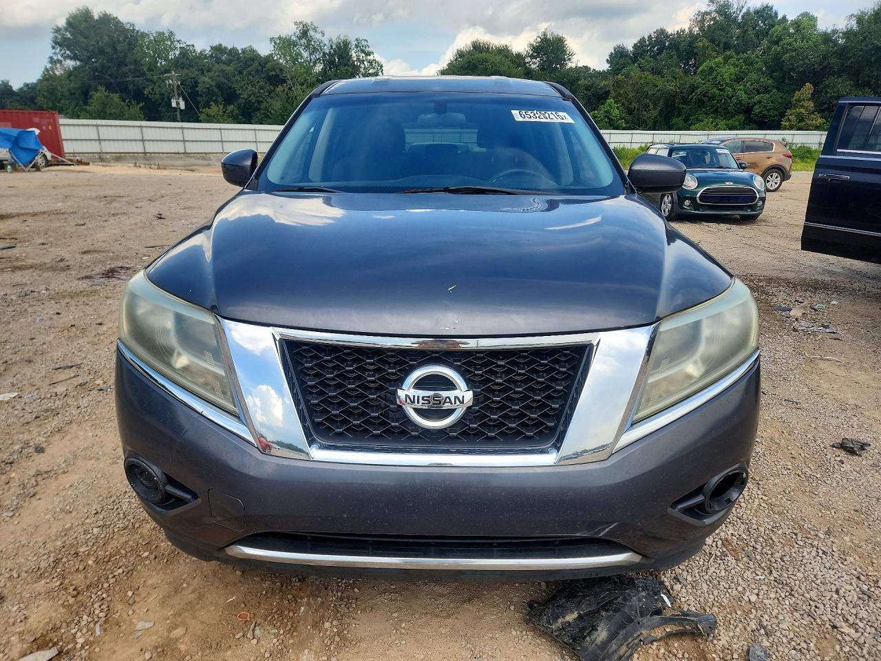 2013 Nissan Pathfinder S Gray vin: 5N1AR2MN2DC614690