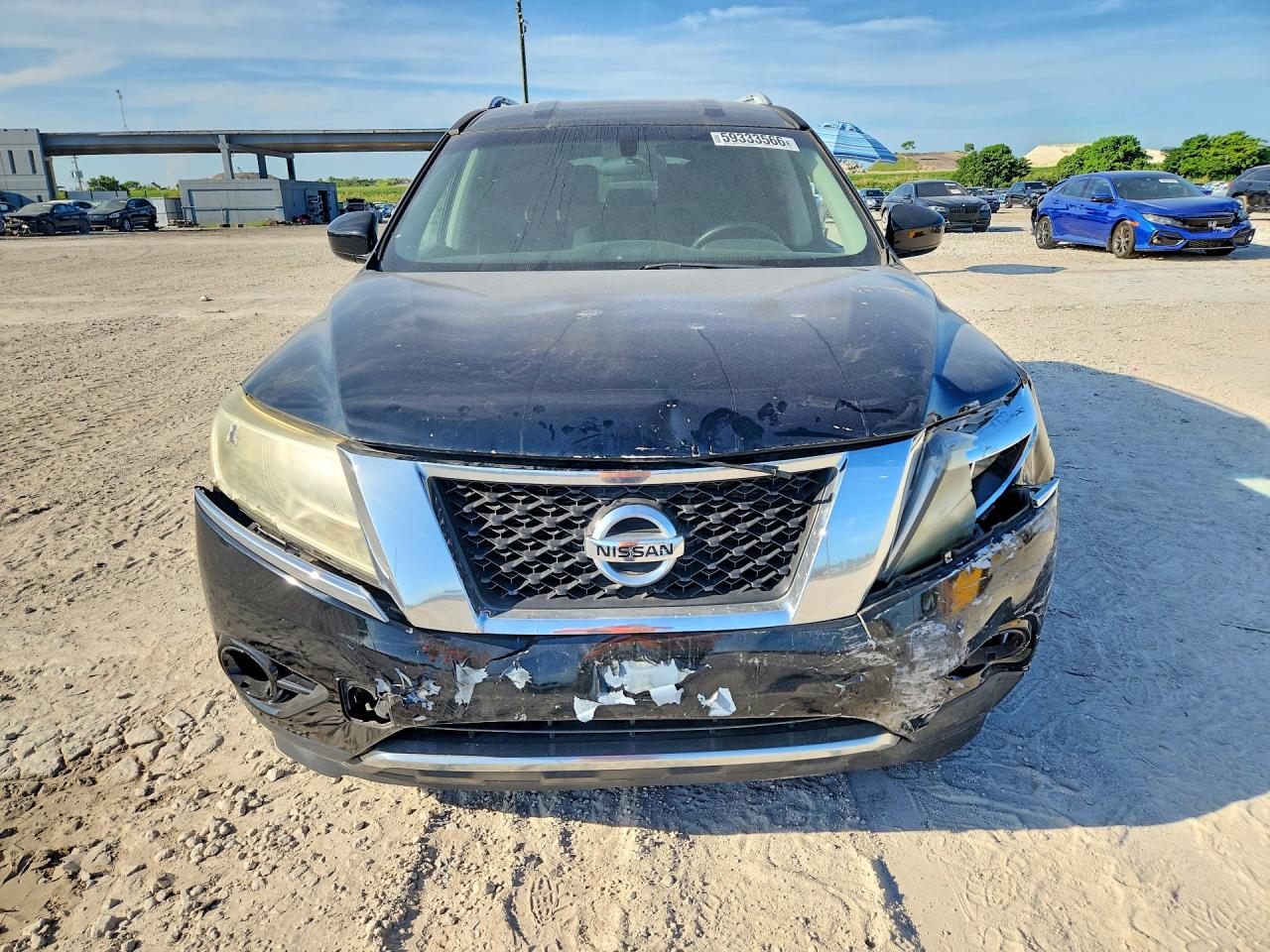 2013 Nissan Pathfinder S Black vin: 5N1AR2MN2DC619386