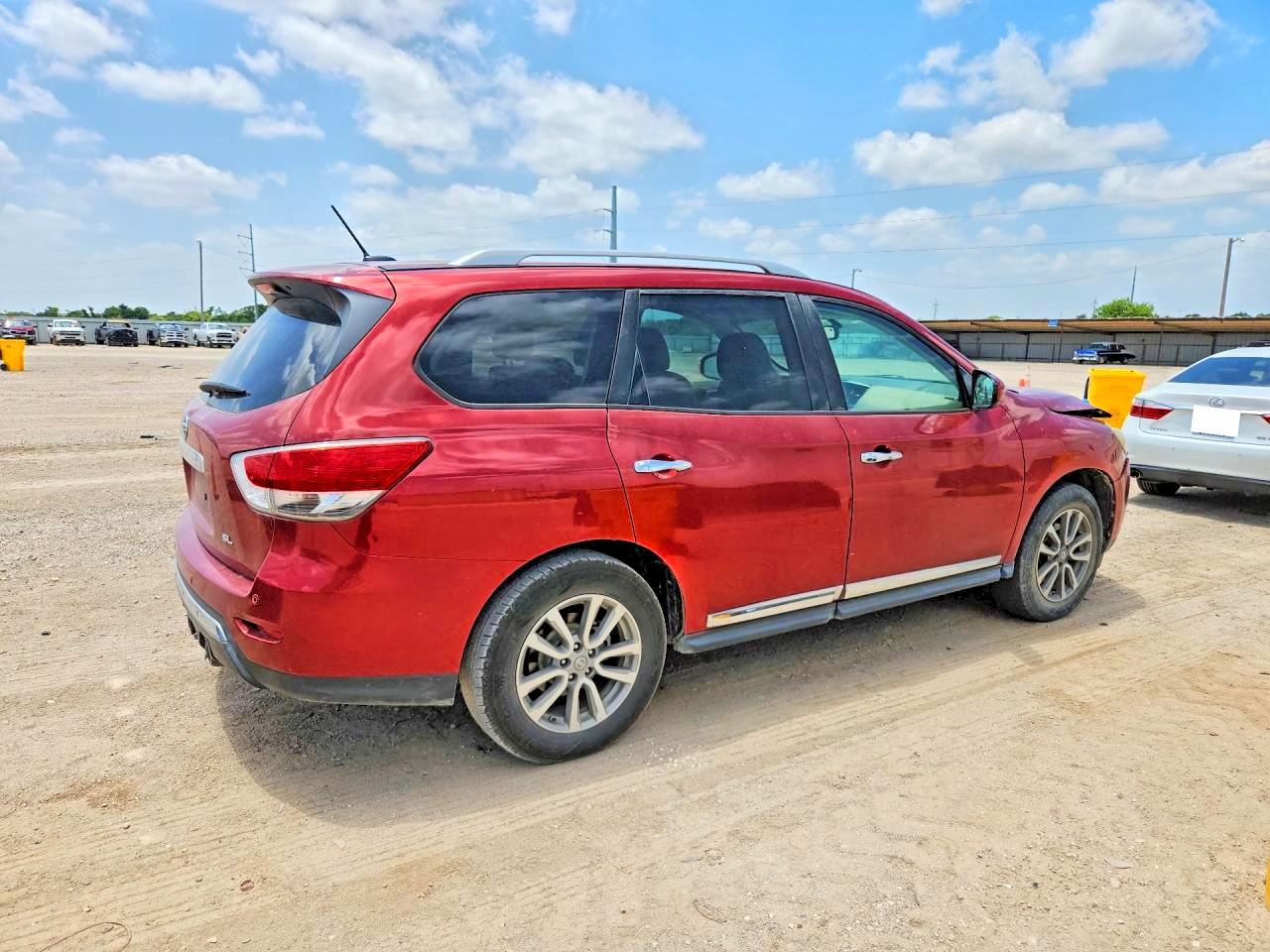2013 Nissan Pathfinder S Burgundy vin: 5N1AR2MN2DC627830