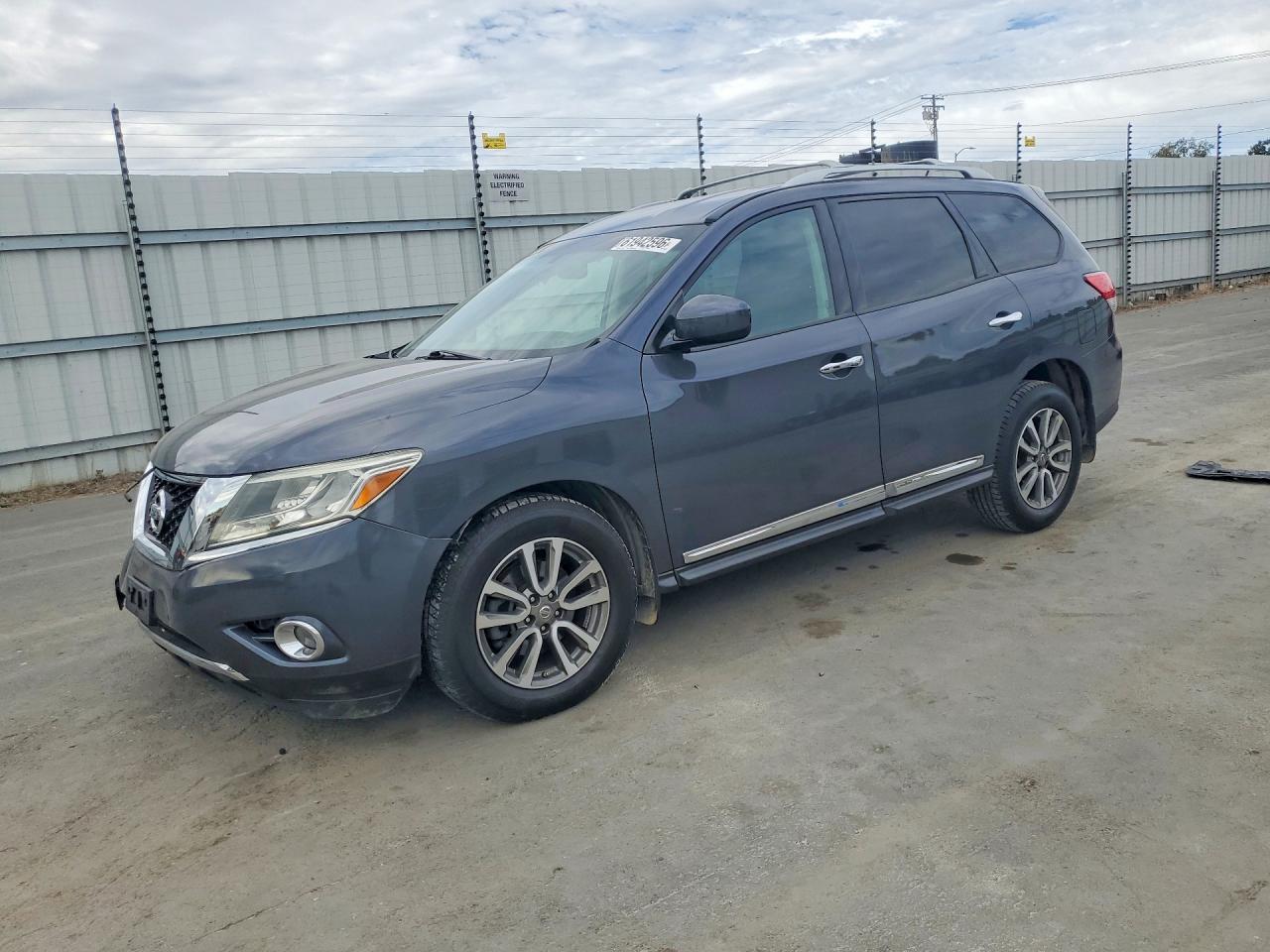 2013 Nissan Pathfinder S Gray vin: 5N1AR2MN2DC640920