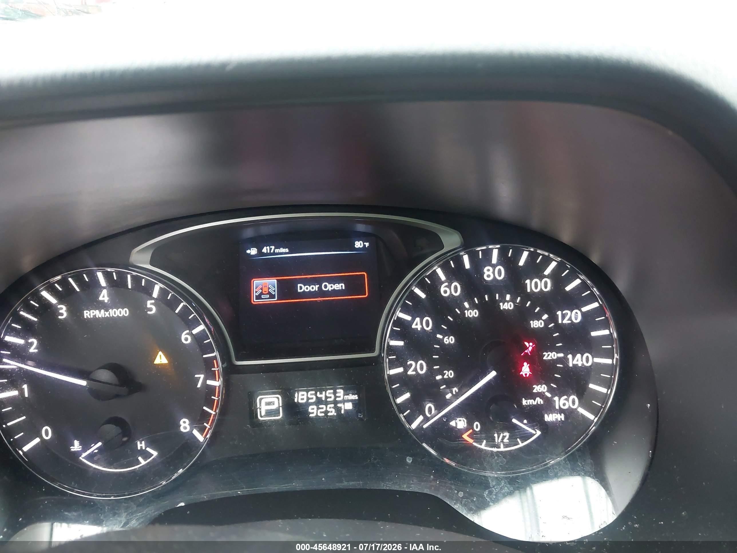 2013 Nissan Pathfinder Sv Gray vin: 5N1AR2MN2DC651268