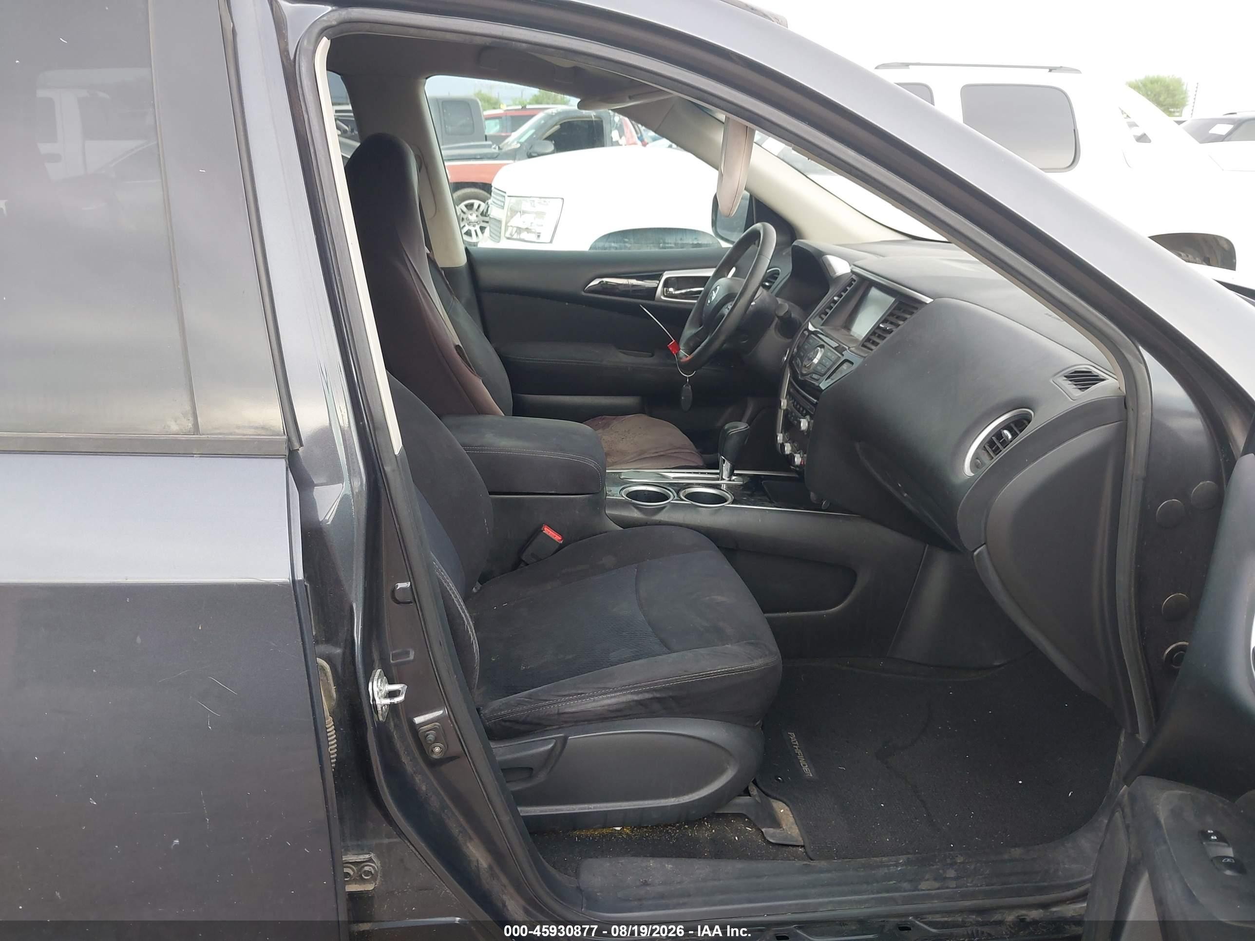 2013 Nissan Pathfinder Sv Black vin: 5N1AR2MN2DC655045