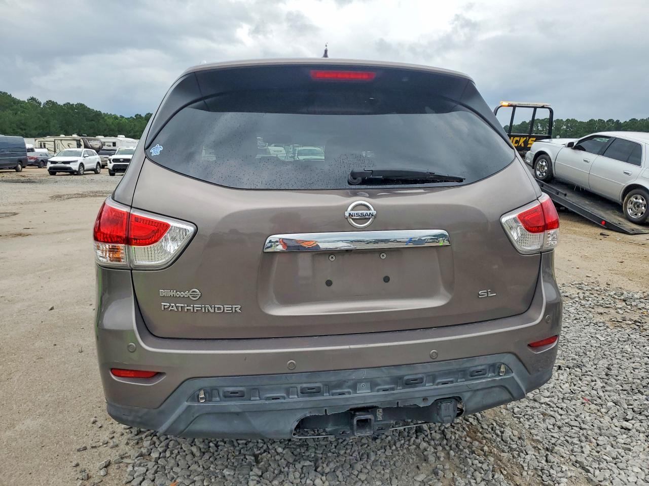 2013 Nissan Pathfinder S Brown vin: 5N1AR2MN2DC659824