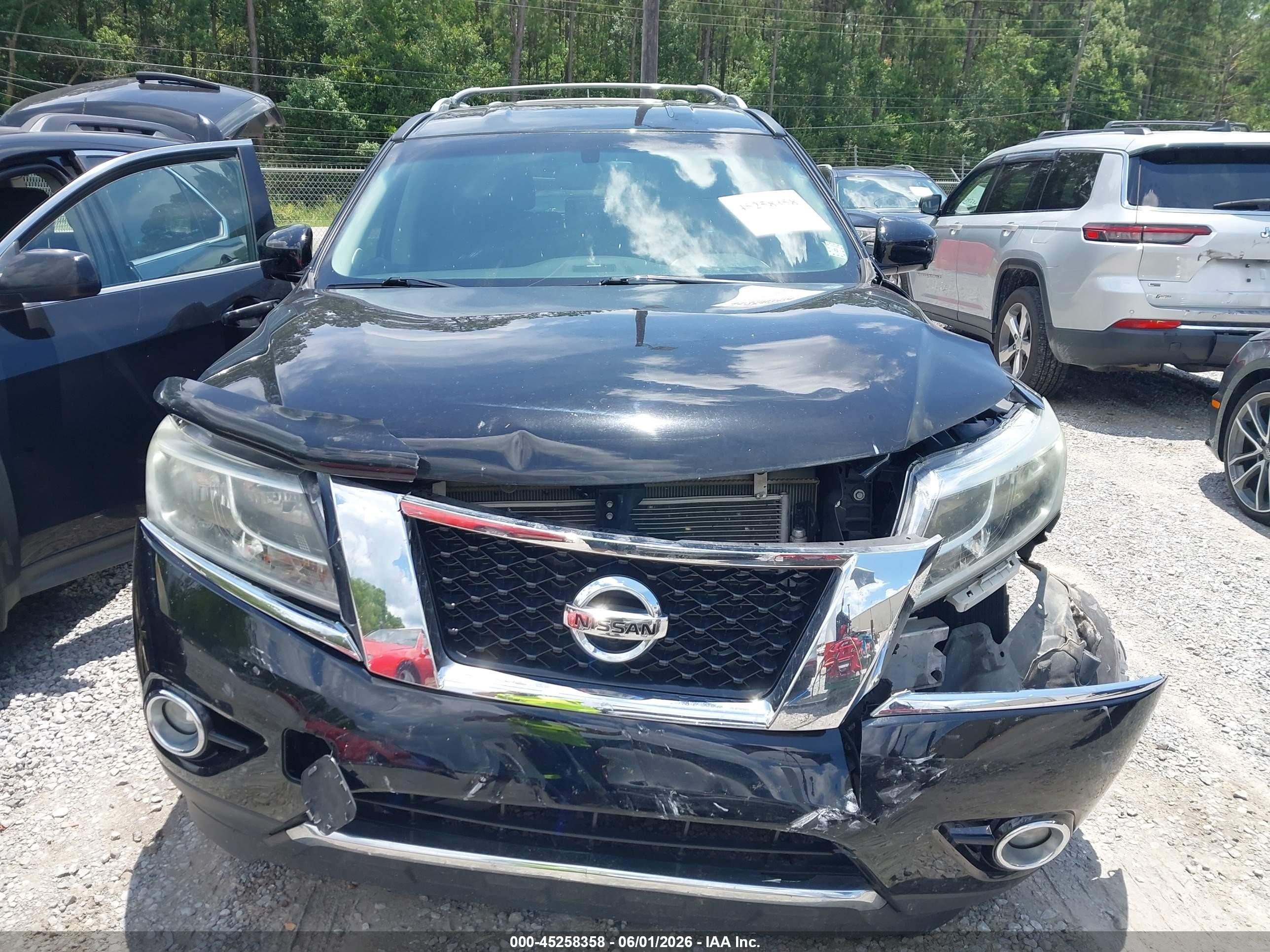2013 Nissan Pathfinder Platinum Black vin: 5N1AR2MN2DC682911
