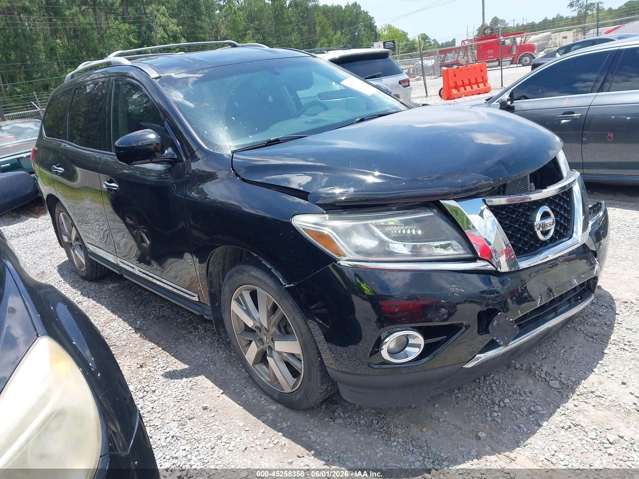 2013 Nissan Pathfinder Platinum Black vin: 5N1AR2MN2DC682911