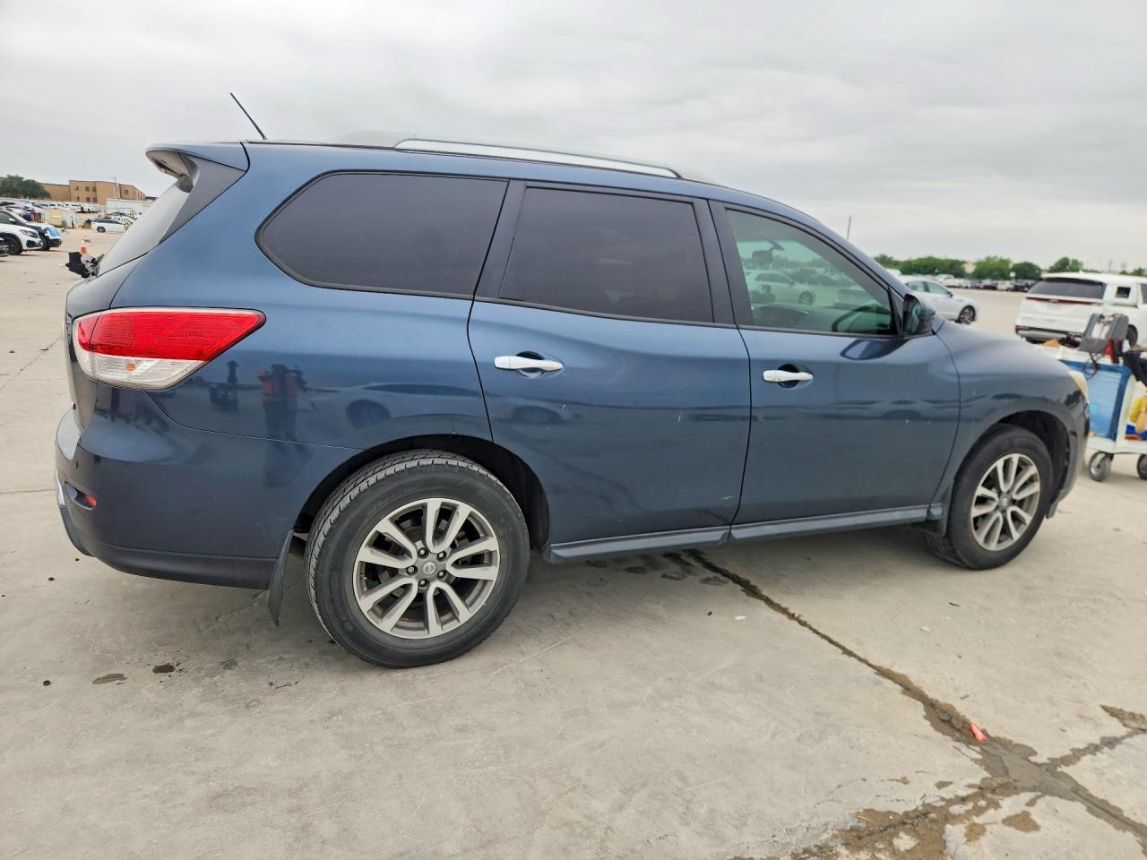 2013 Nissan Pathfinder S Blue vin: 5N1AR2MN2DC684495