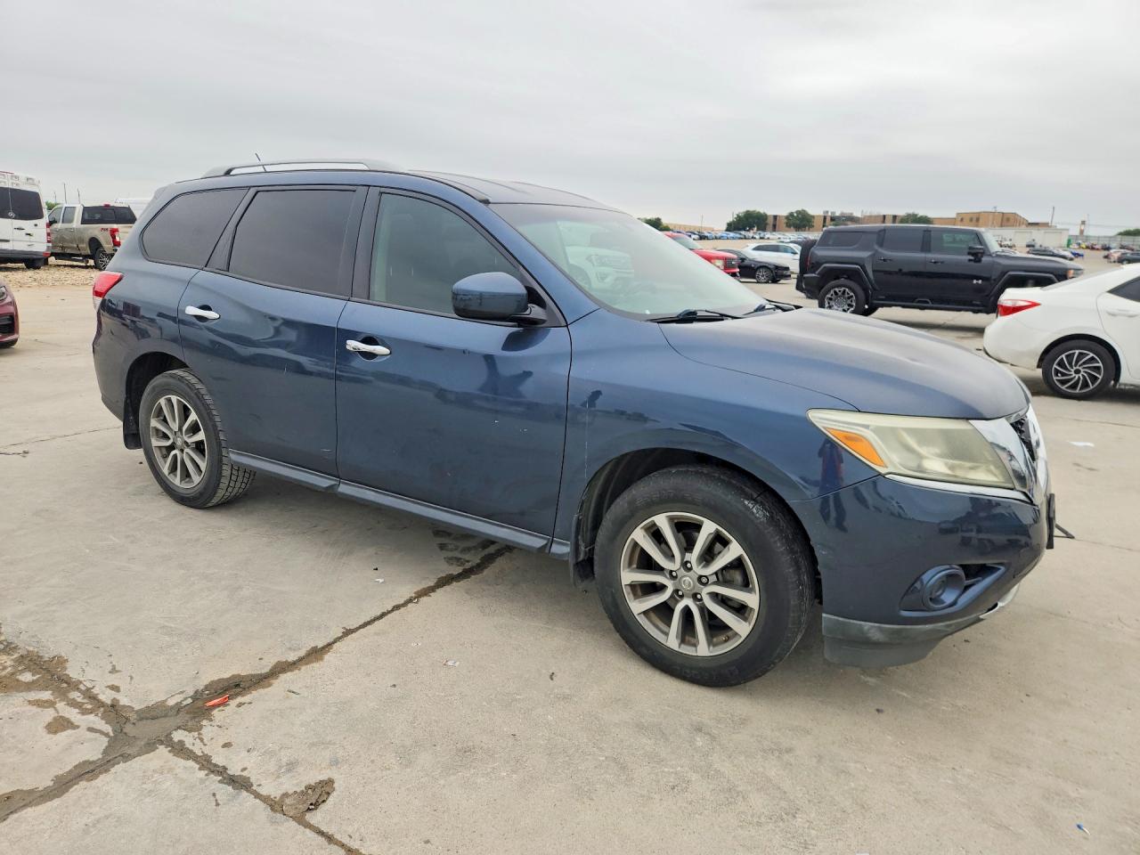 2013 Nissan Pathfinder S Blue vin: 5N1AR2MN2DC684495
