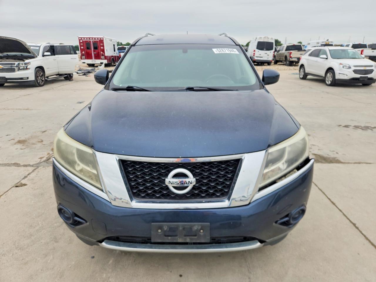 2013 Nissan Pathfinder S Blue vin: 5N1AR2MN2DC684495