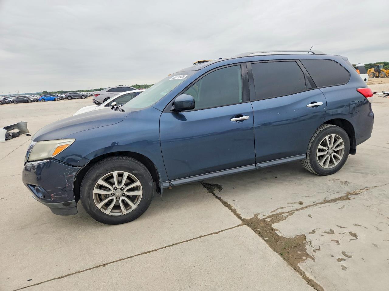 2013 Nissan Pathfinder S Blue vin: 5N1AR2MN2DC684495