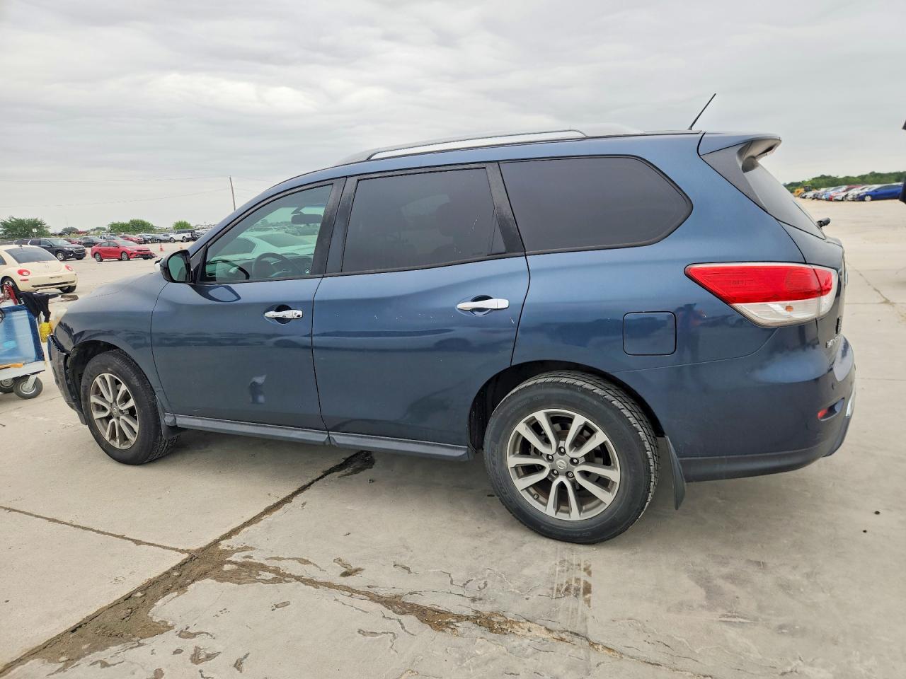 2013 Nissan Pathfinder S Blue vin: 5N1AR2MN2DC684495