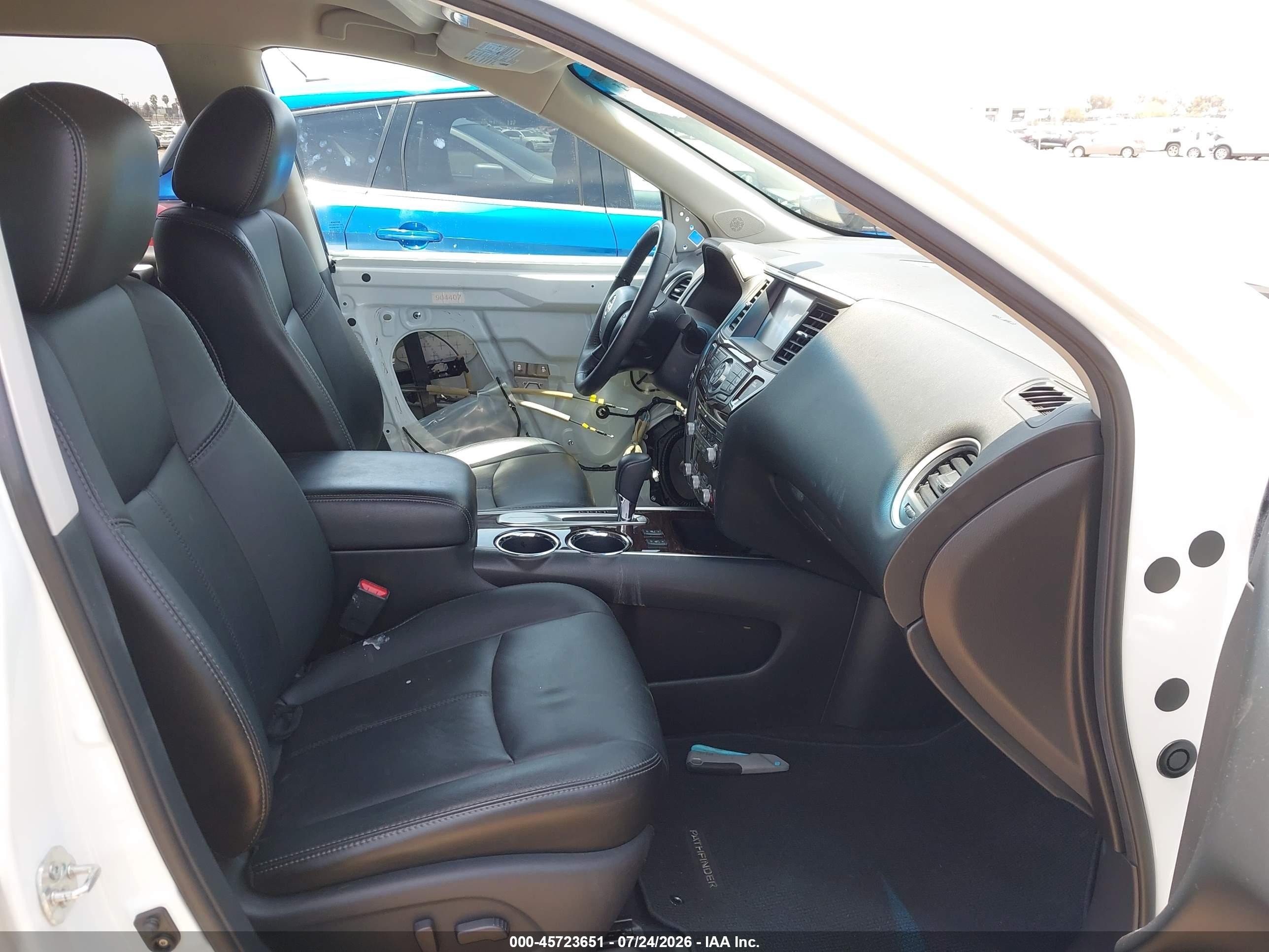 2014 Nissan Pathfinder Sl White vin: 5N1AR2MN2EC606106