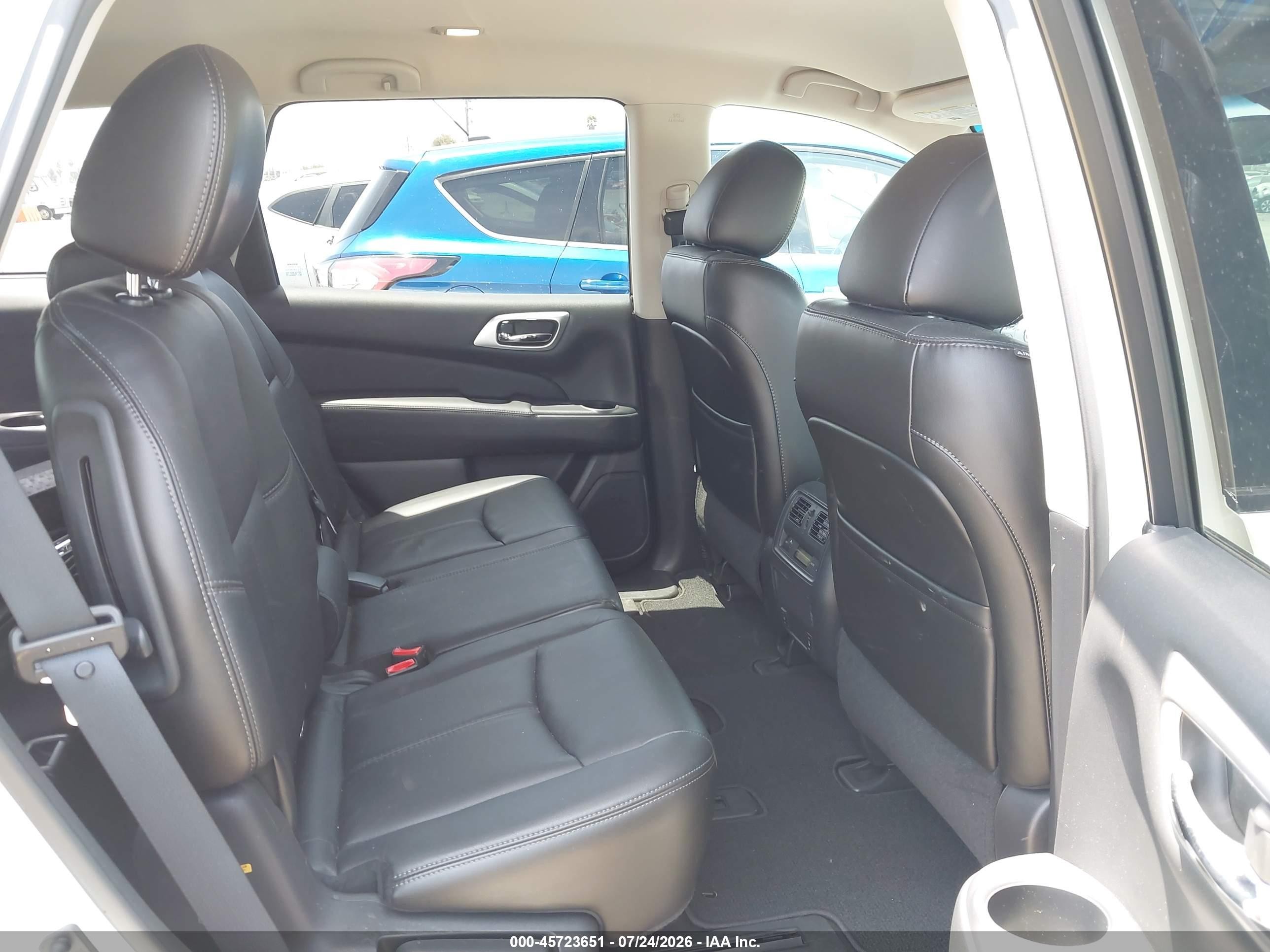 2014 Nissan Pathfinder Sl White vin: 5N1AR2MN2EC606106
