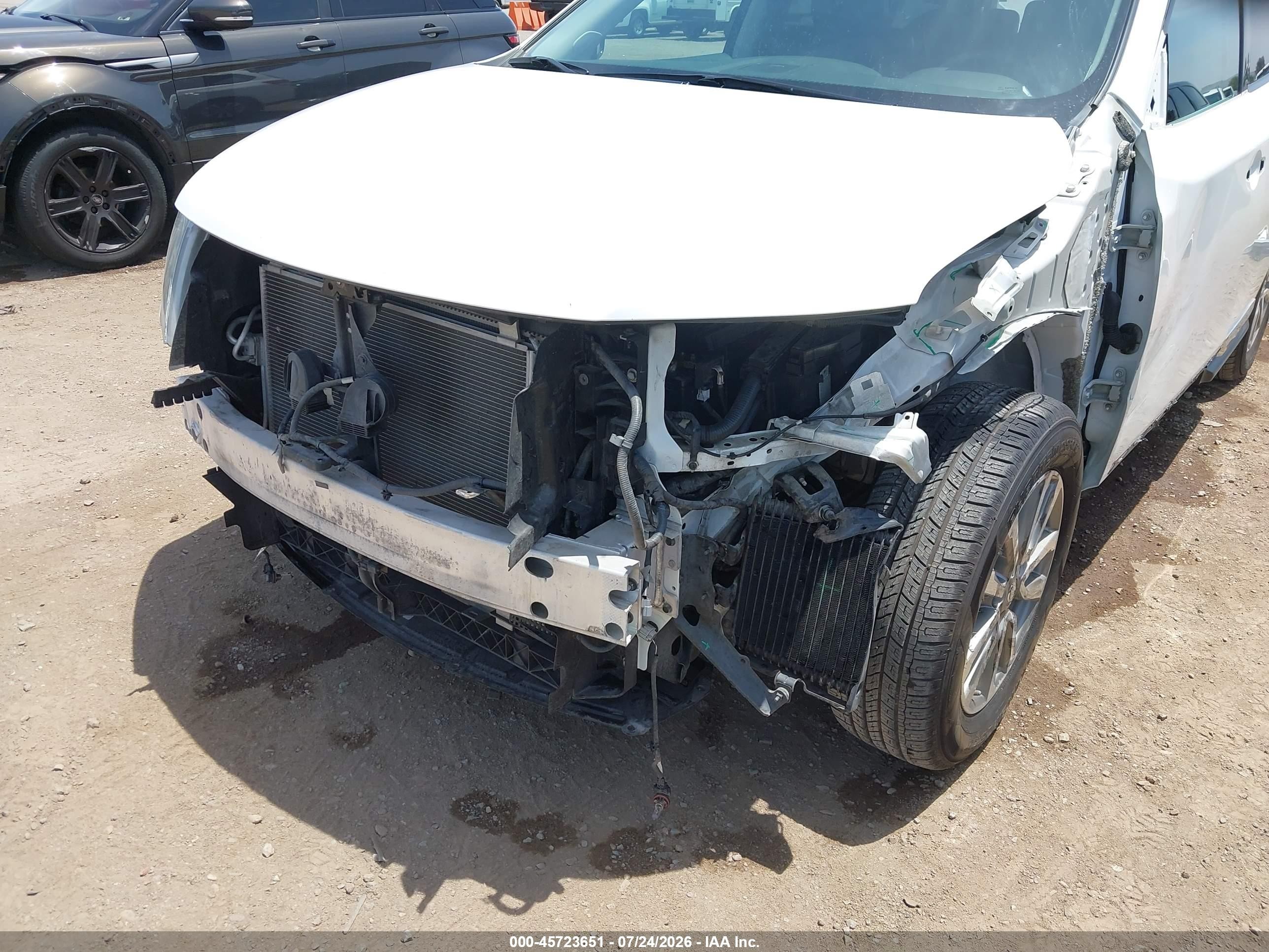 2014 Nissan Pathfinder Sl White vin: 5N1AR2MN2EC606106