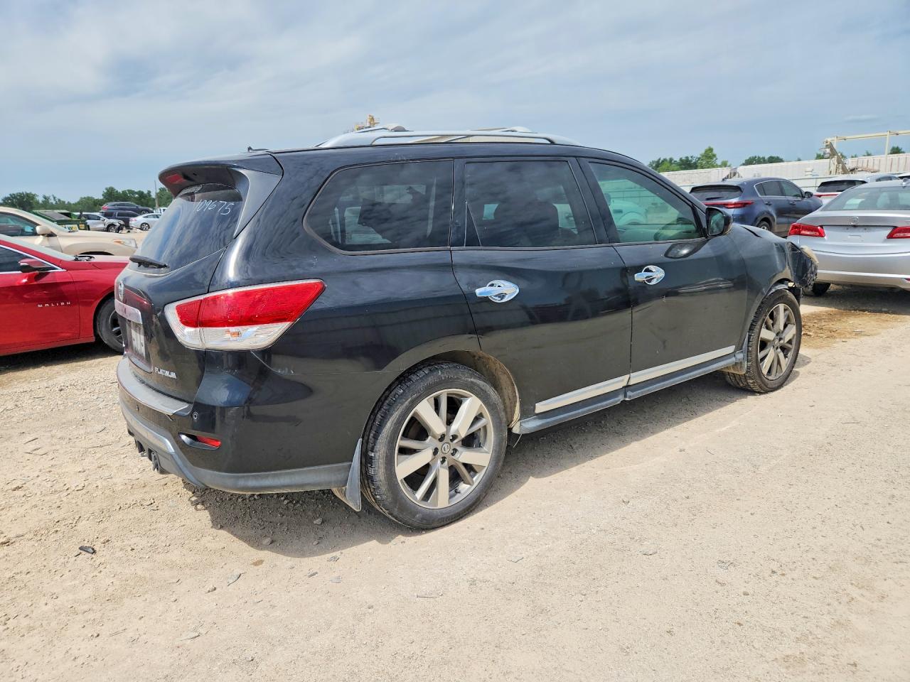 2014 Nissan Pathfinder S Black vin: 5N1AR2MN2EC617977