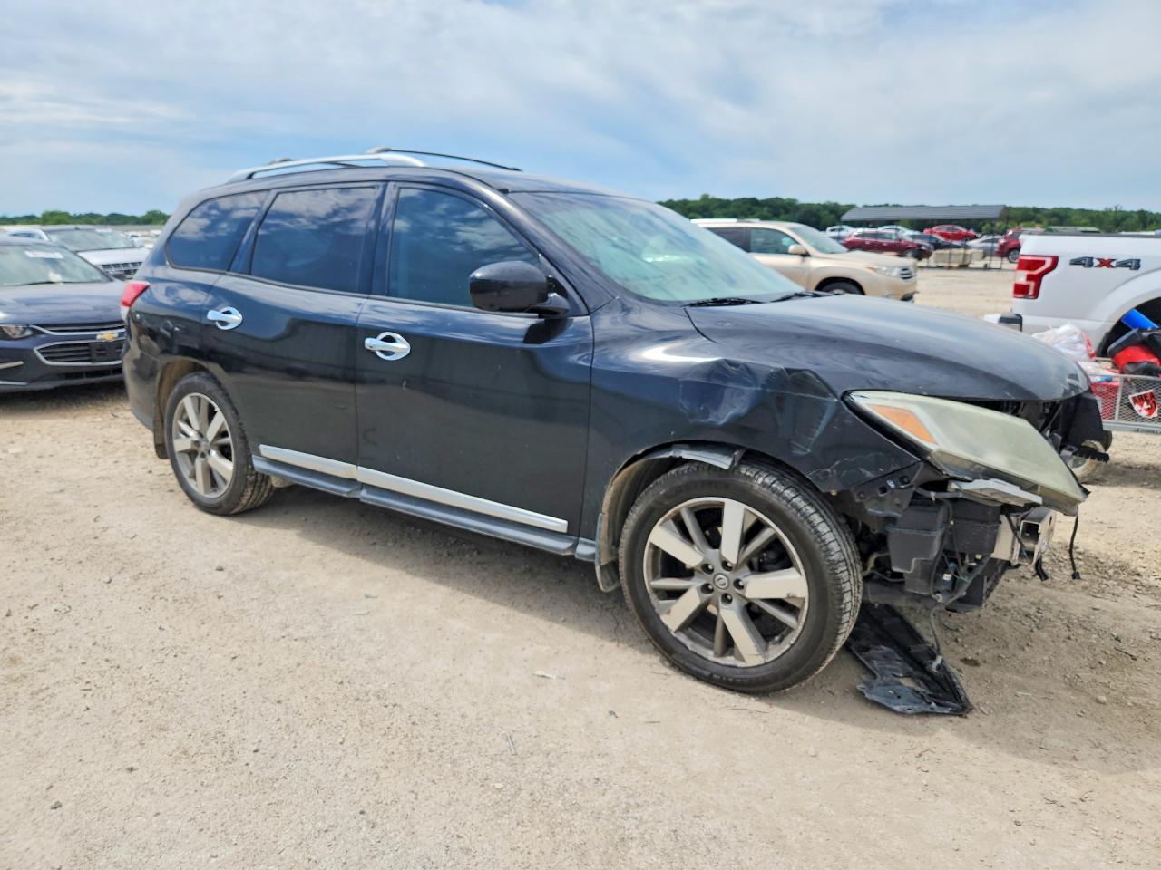 2014 Nissan Pathfinder S Black vin: 5N1AR2MN2EC617977