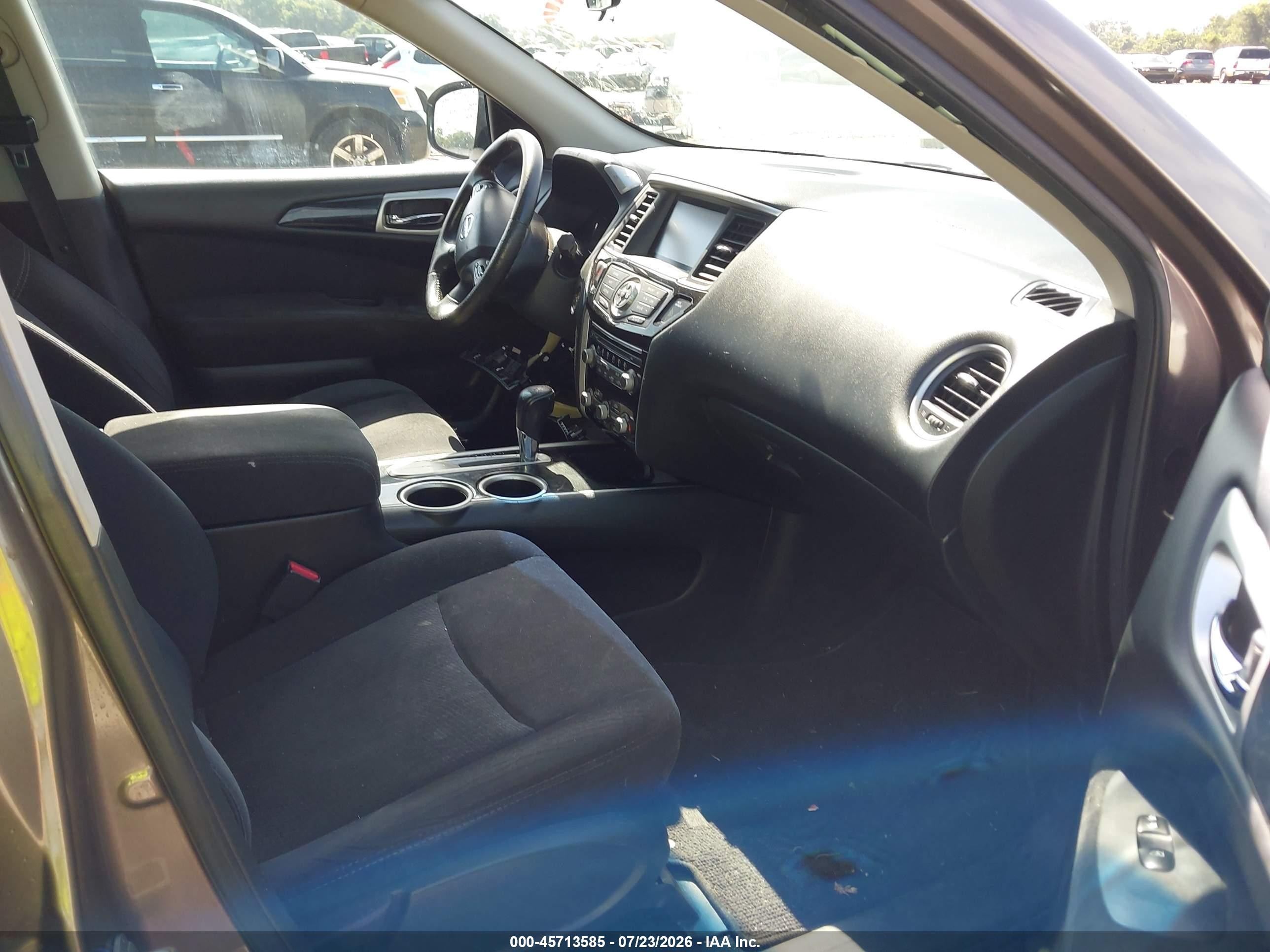 2014 Nissan Pathfinder Sv Brown vin: 5N1AR2MN2EC618577