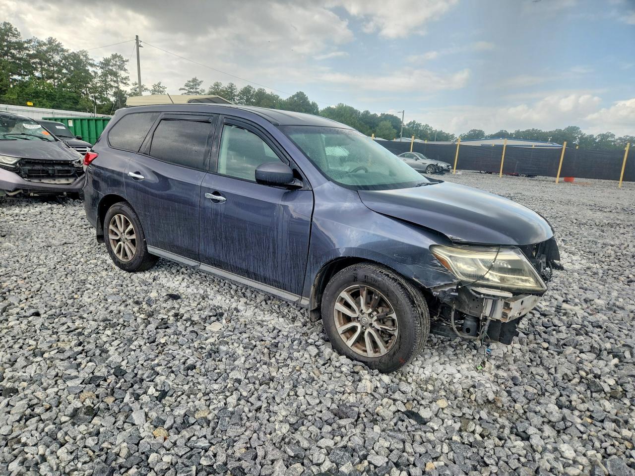 2014 Nissan Pathfinder S Gray vin: 5N1AR2MN2EC669190
