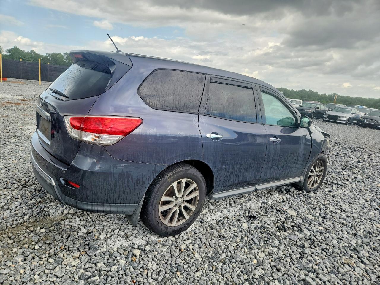 2014 Nissan Pathfinder S Gray vin: 5N1AR2MN2EC669190