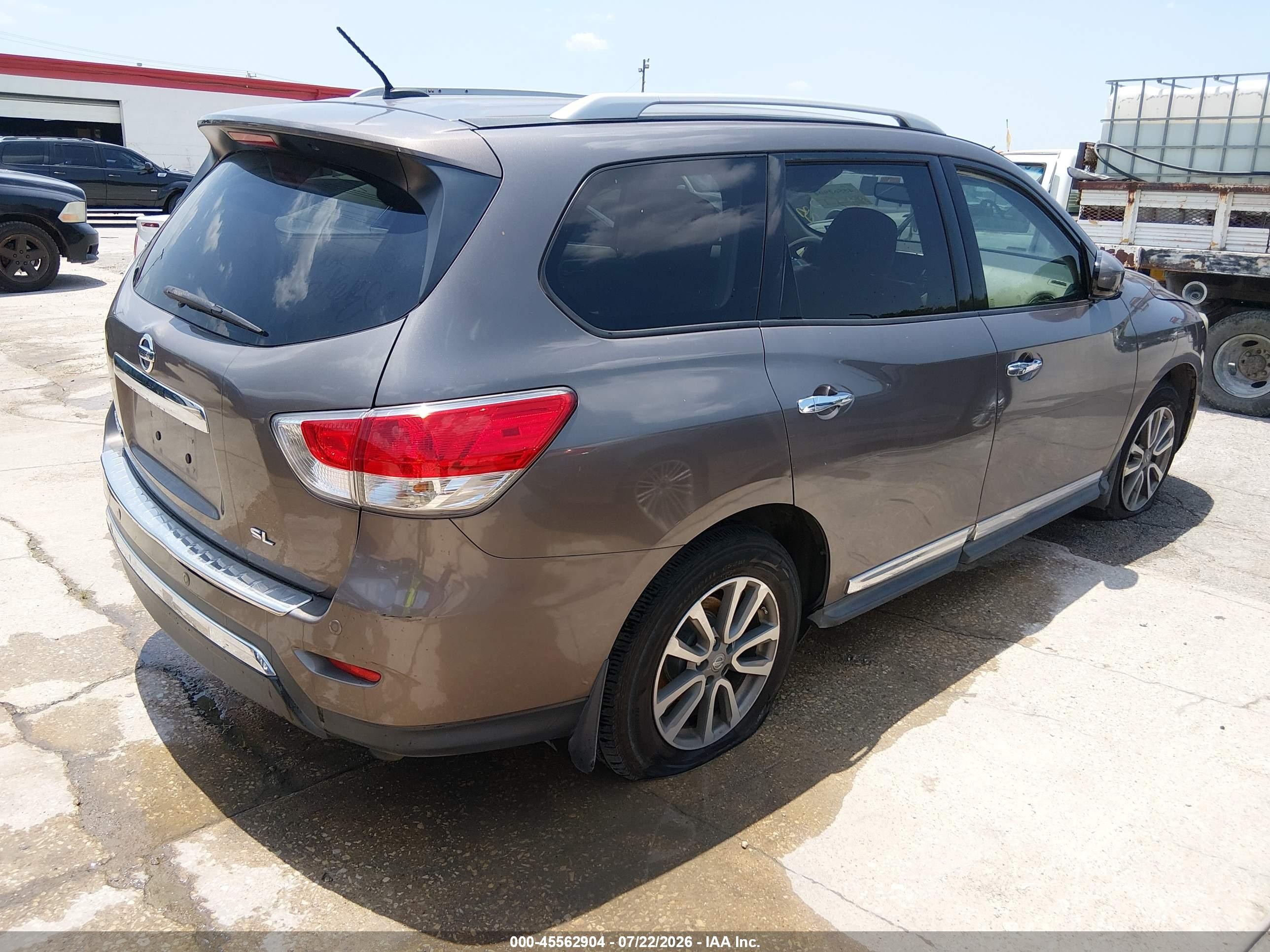 2014 Nissan Pathfinder Sl Бежевый vin: 5N1AR2MN2EC680688