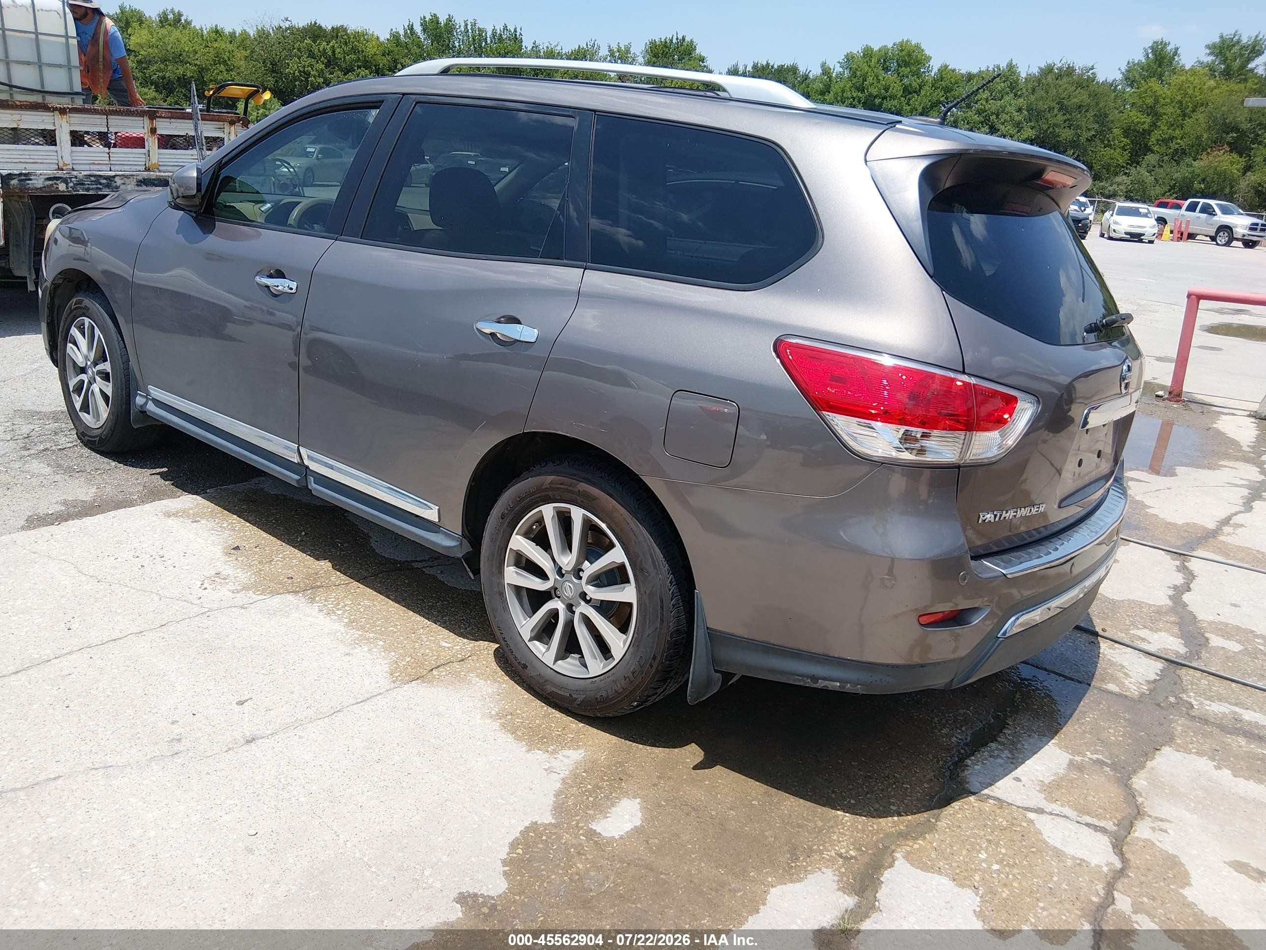 2014 Nissan Pathfinder Sl Бежевый vin: 5N1AR2MN2EC680688