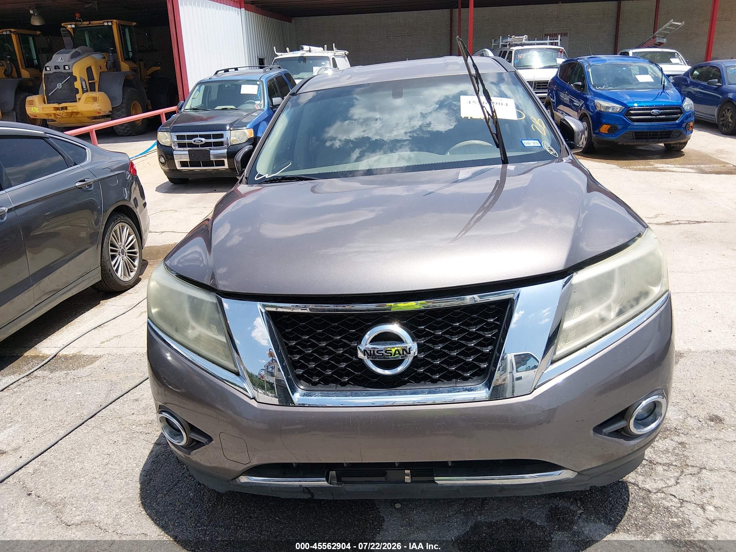 2014 Nissan Pathfinder Sl Бежевый vin: 5N1AR2MN2EC680688