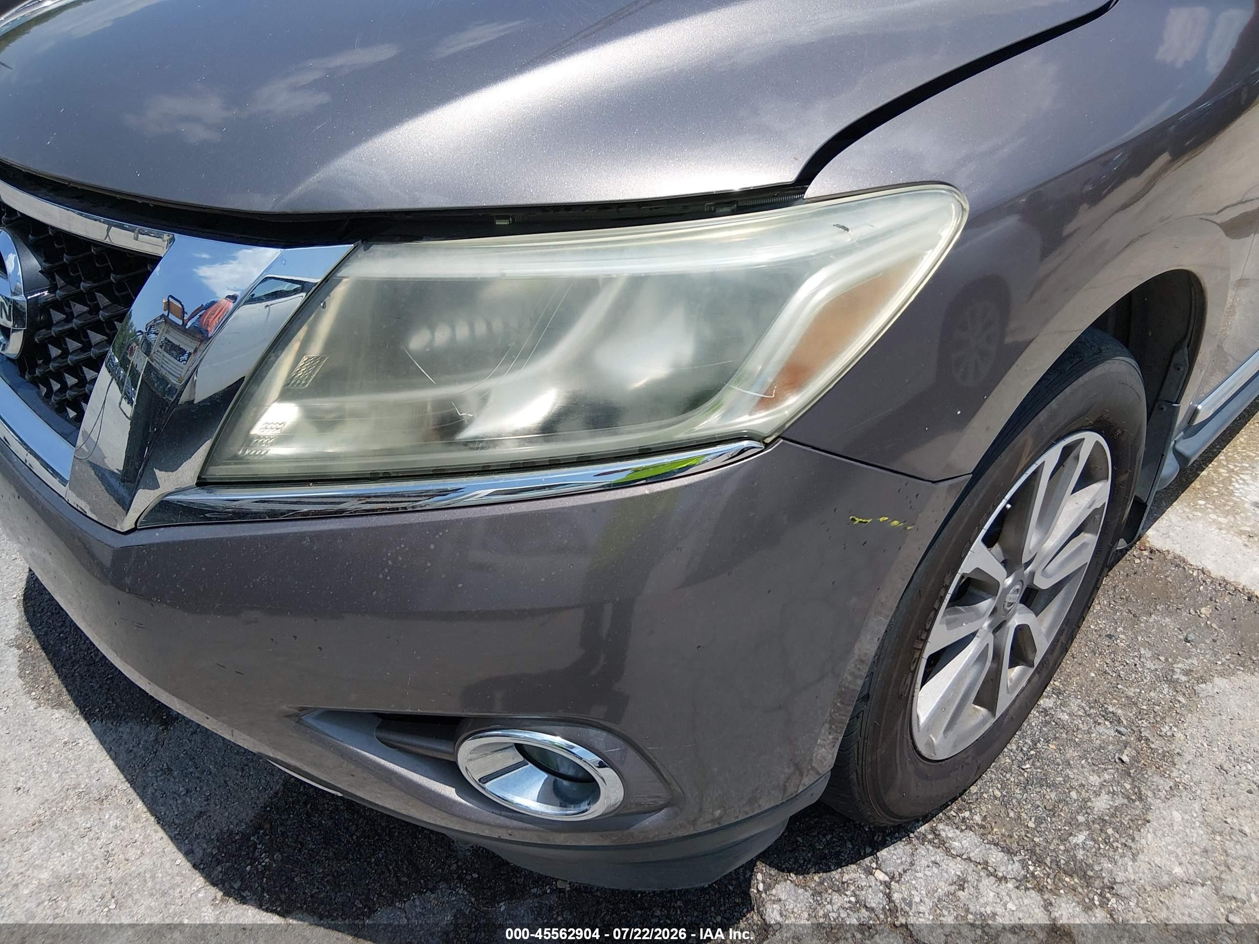 2014 Nissan Pathfinder Sl Бежевый vin: 5N1AR2MN2EC680688