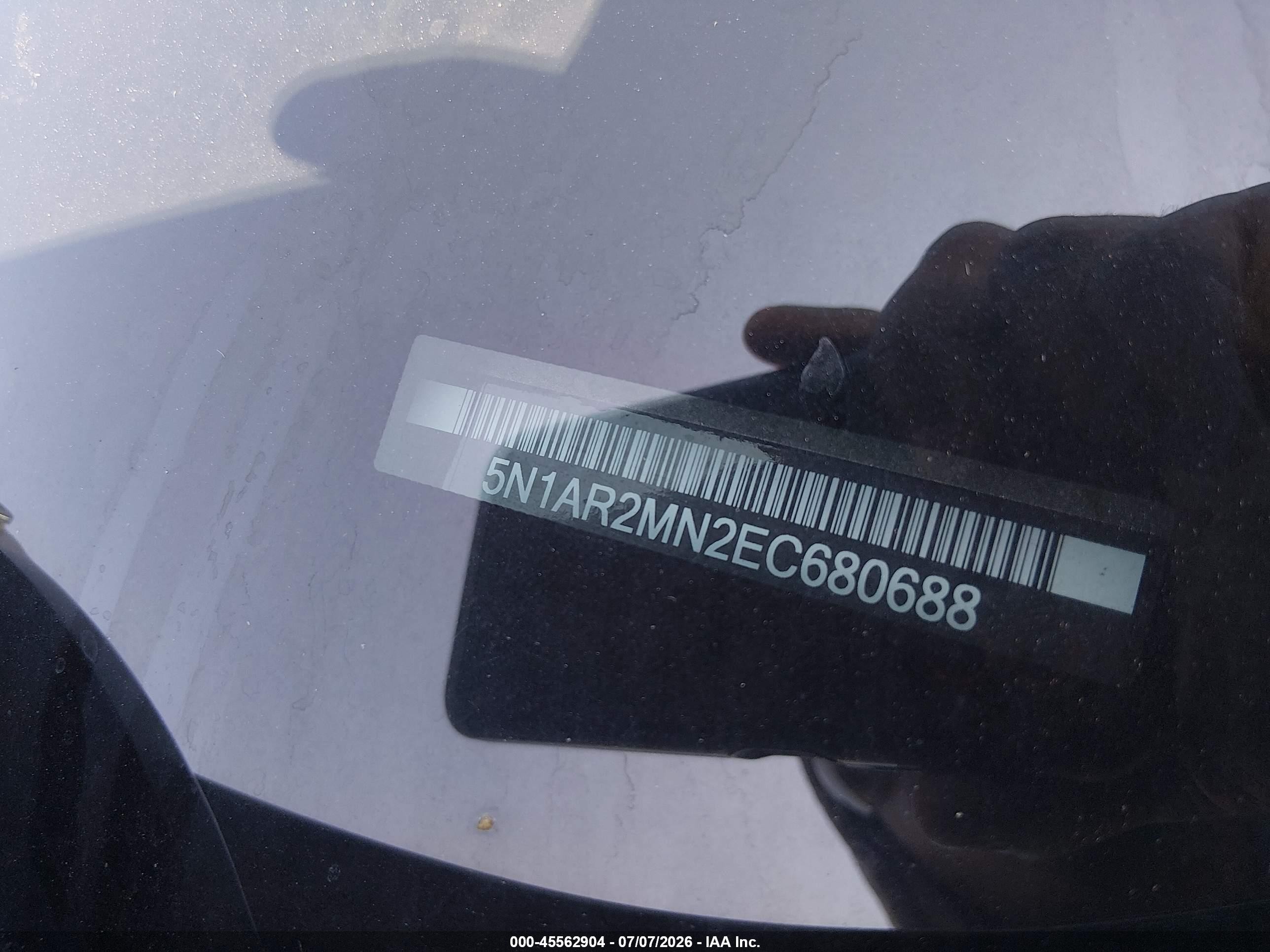 2014 Nissan Pathfinder Sl Бежевый vin: 5N1AR2MN2EC680688