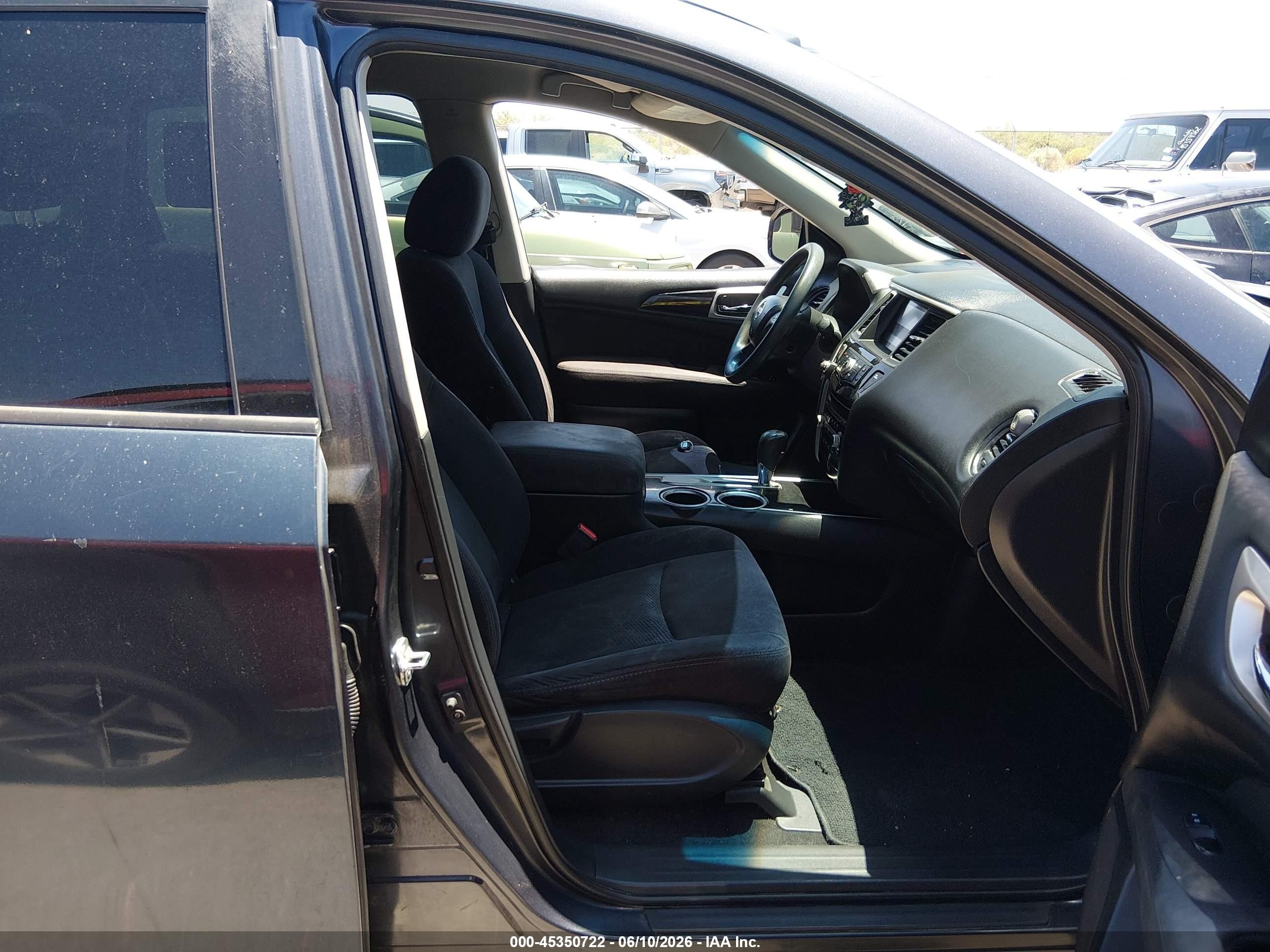 2014 Nissan Pathfinder S Gray vin: 5N1AR2MN2EC691433