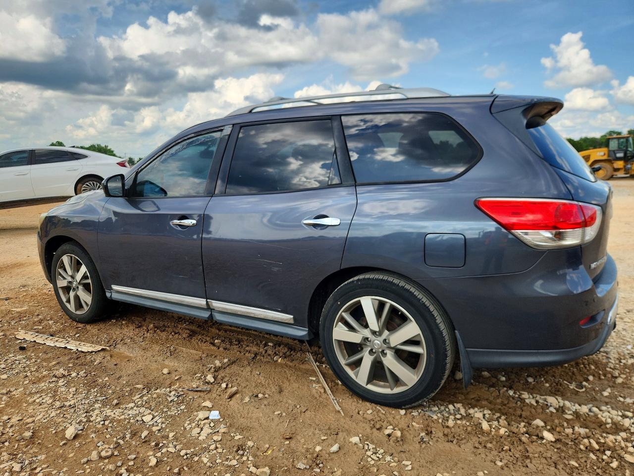2014 Nissan Pathfinder S Gray vin: 5N1AR2MN2EC692887