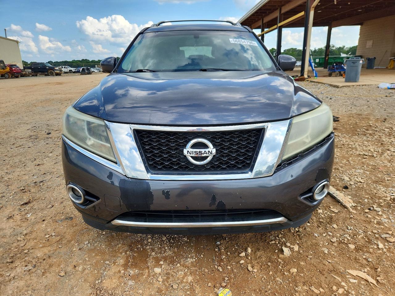 2014 Nissan Pathfinder S Gray vin: 5N1AR2MN2EC692887