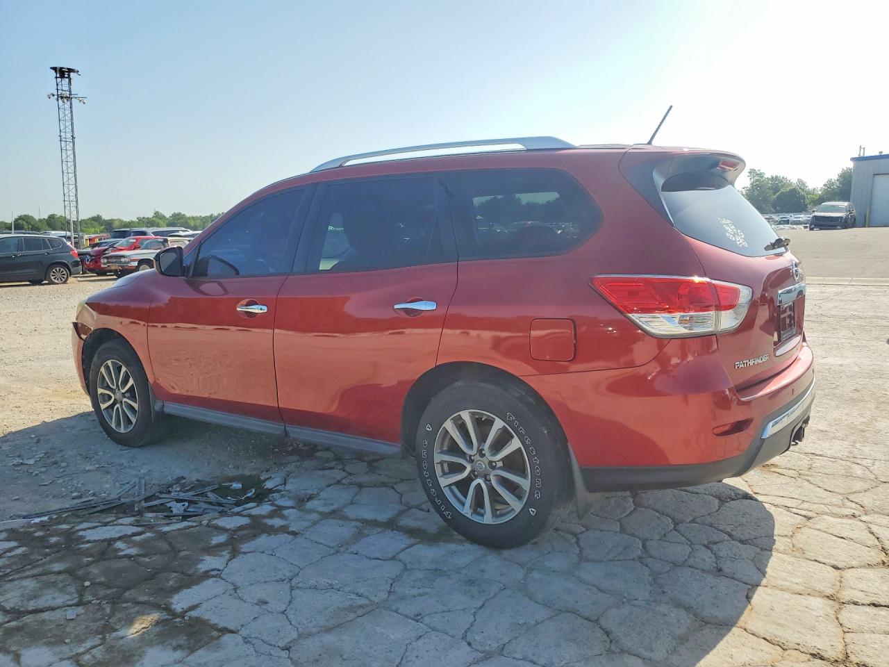 2014 Nissan Pathfinder Sv Red vin: 5N1AR2MN2EC711809