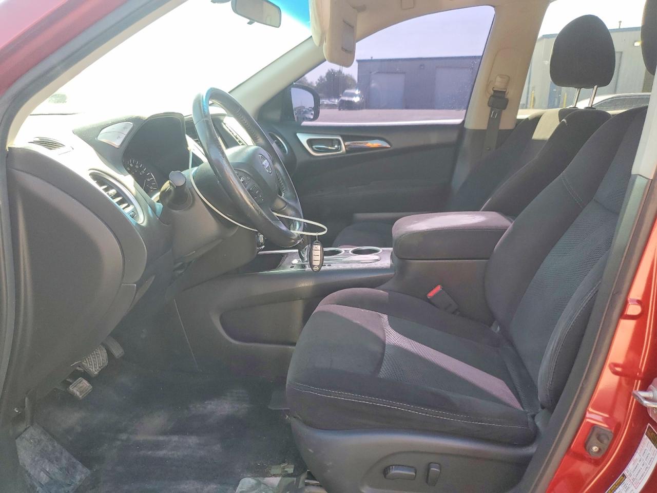 2014 Nissan Pathfinder Sv Red vin: 5N1AR2MN2EC711809
