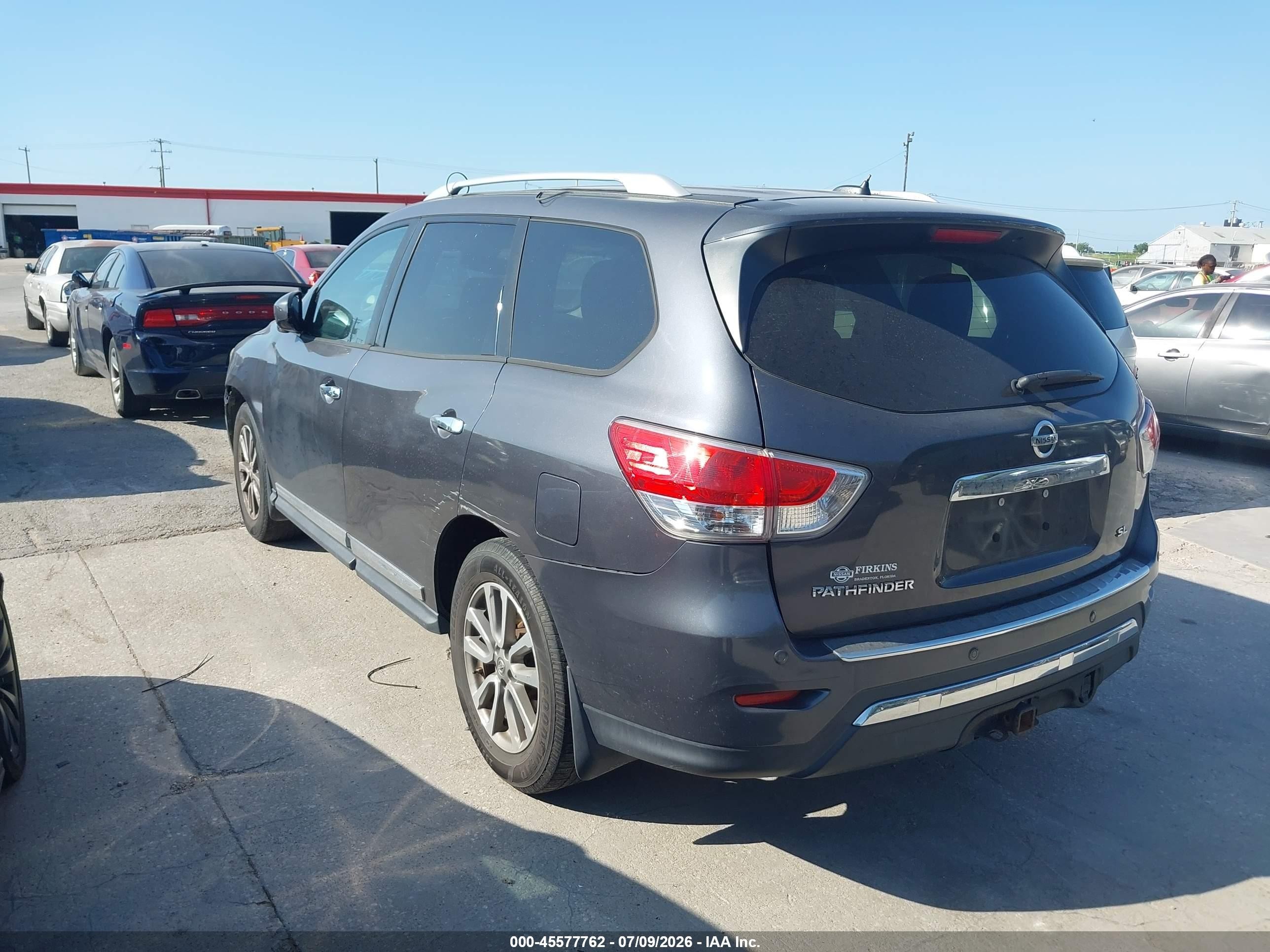 2014 Nissan Pathfinder Sl Gray vin: 5N1AR2MN2EC715584