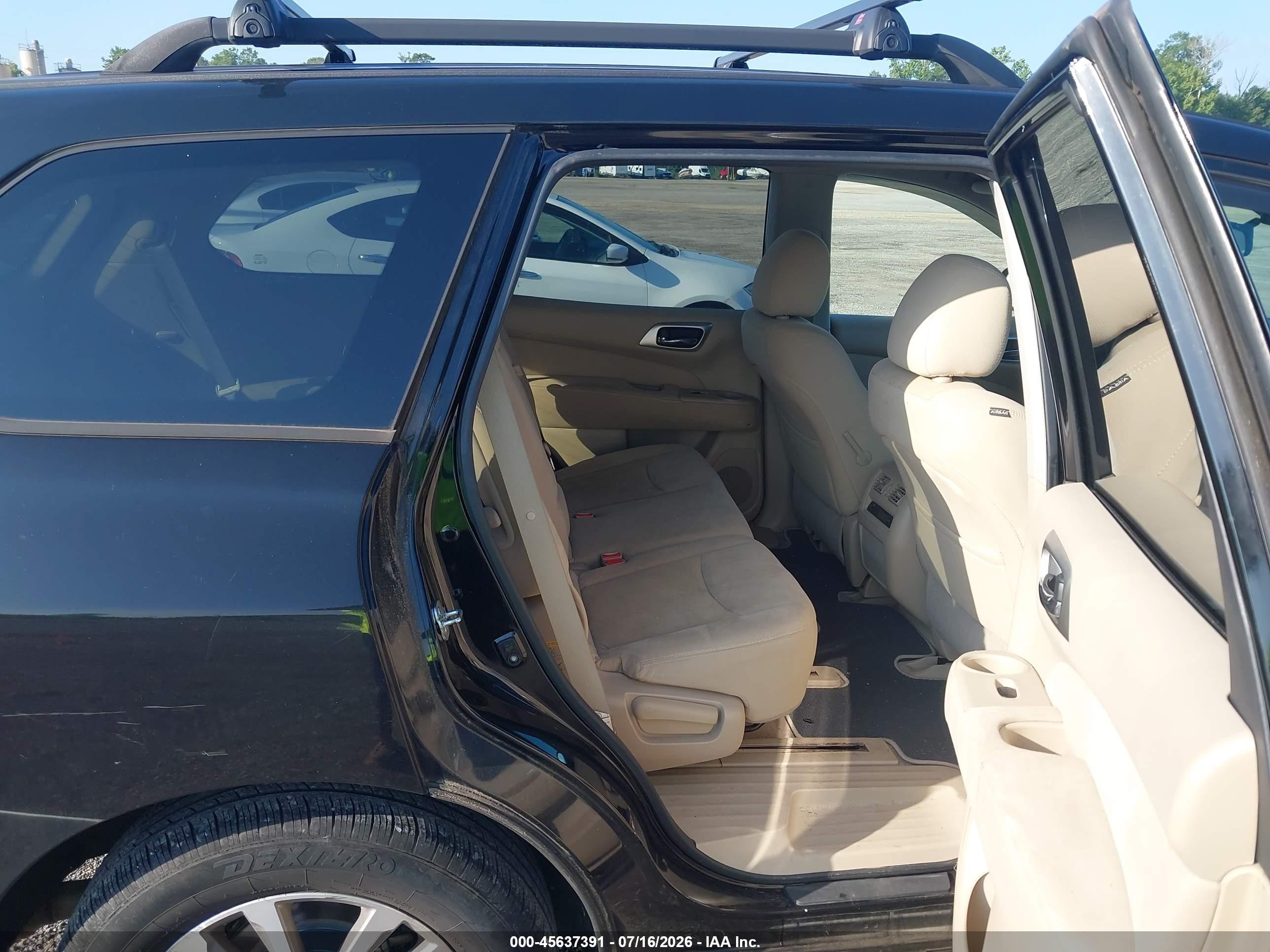 2014 Nissan Pathfinder S Black vin: 5N1AR2MN2EC733888