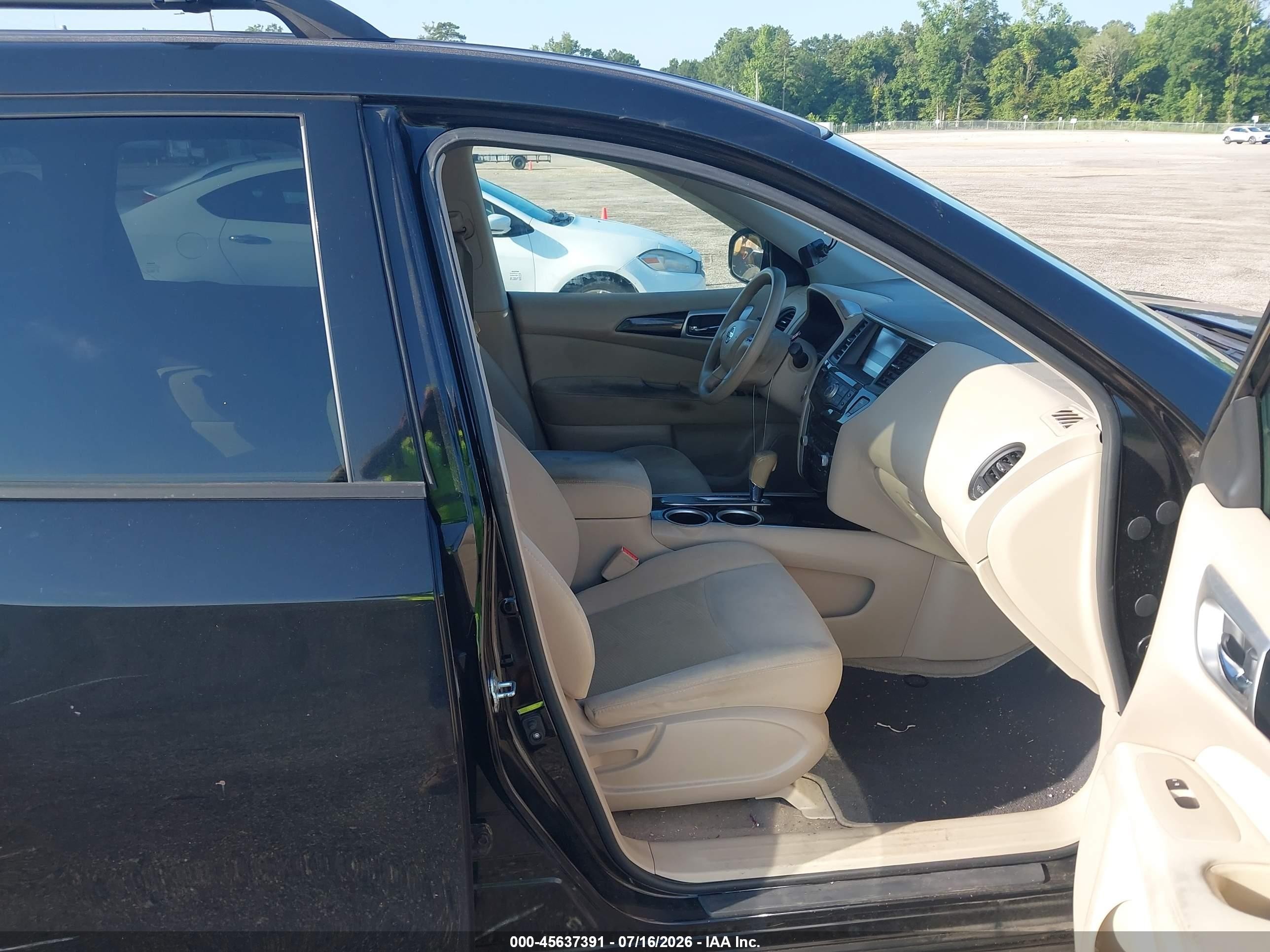 2014 Nissan Pathfinder S Black vin: 5N1AR2MN2EC733888