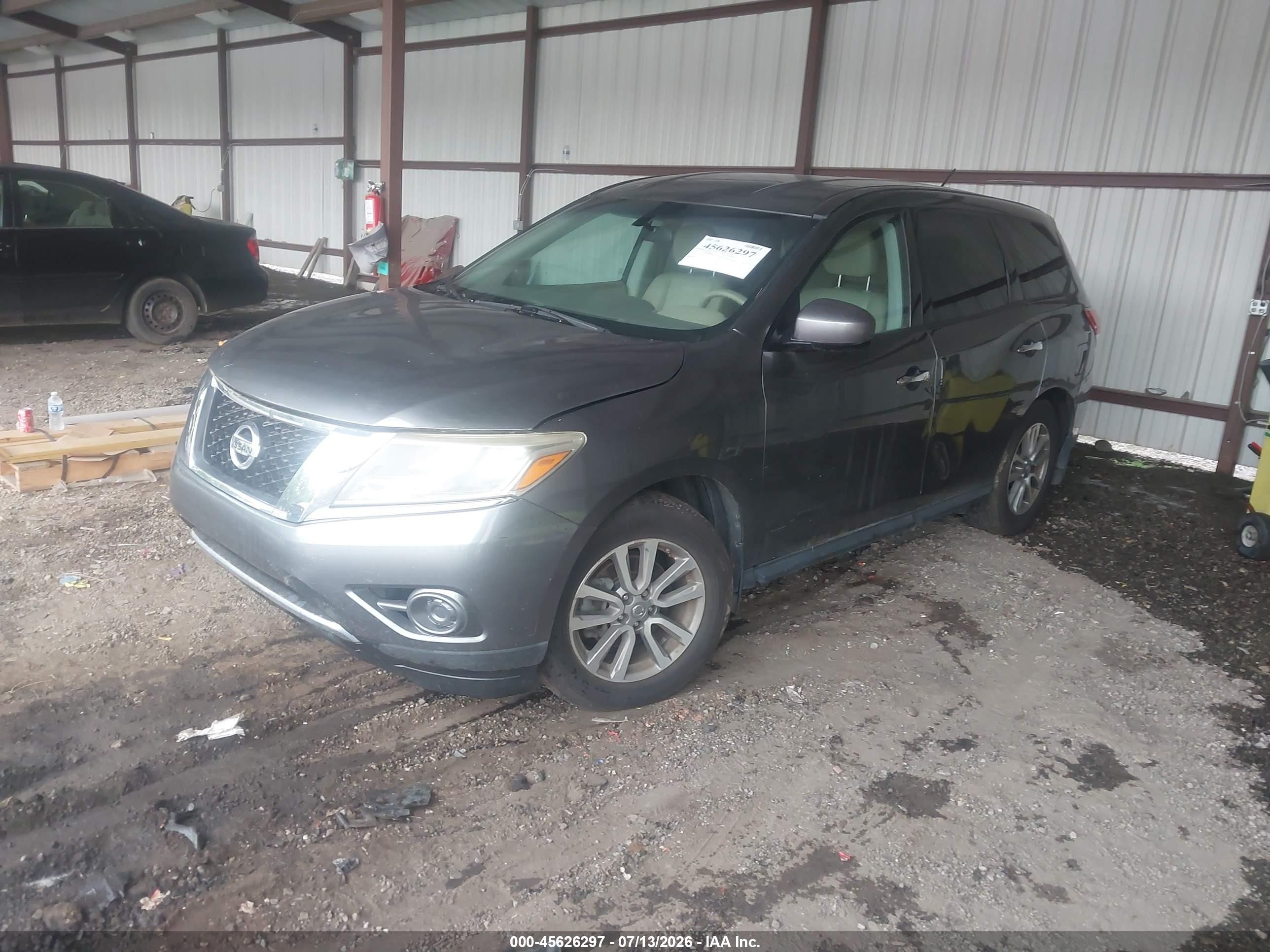 2015 Nissan Pathfinder S Green vin: 5N1AR2MN2FC601702